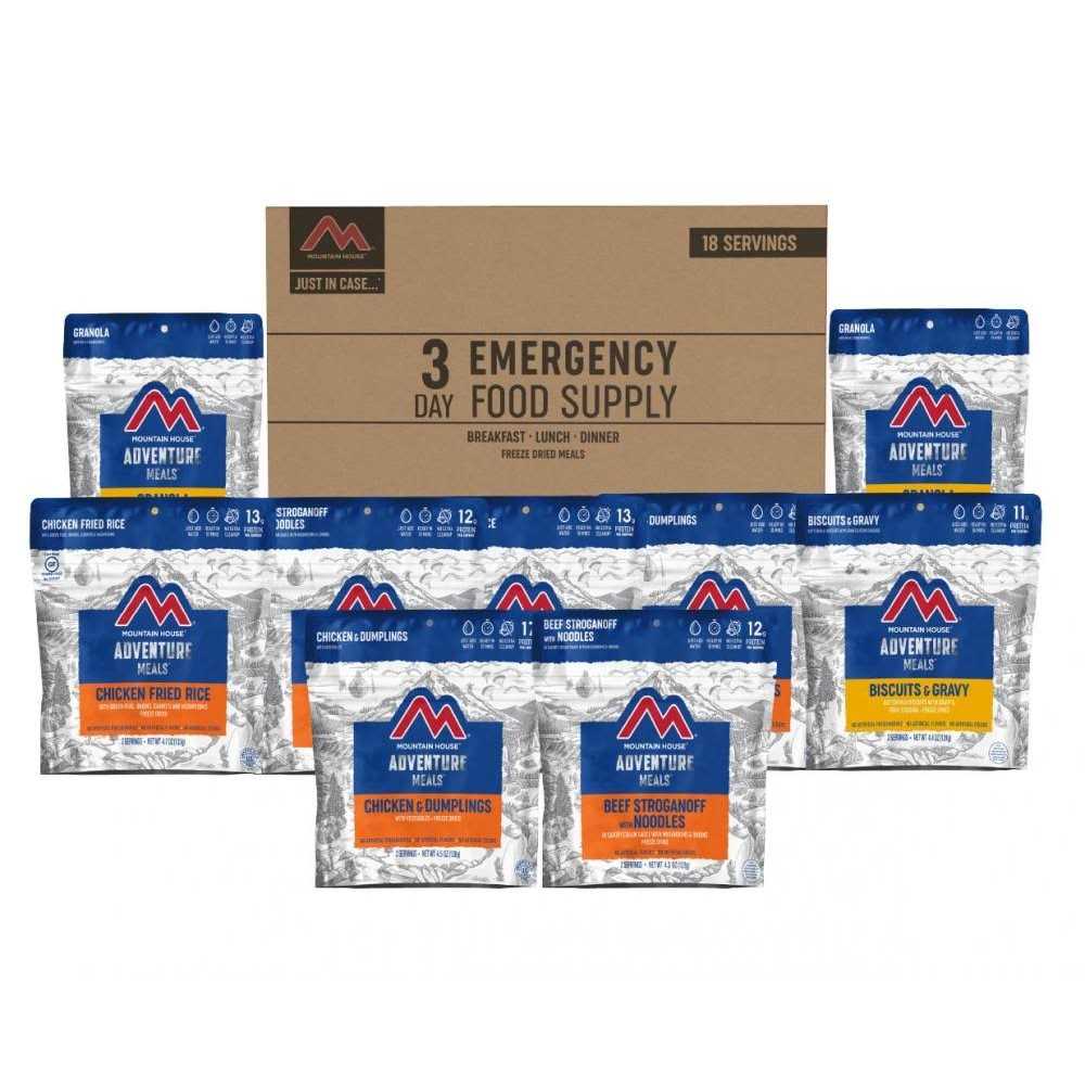 Mountain House 3-Day Just-in-Case Emergency Food Supply