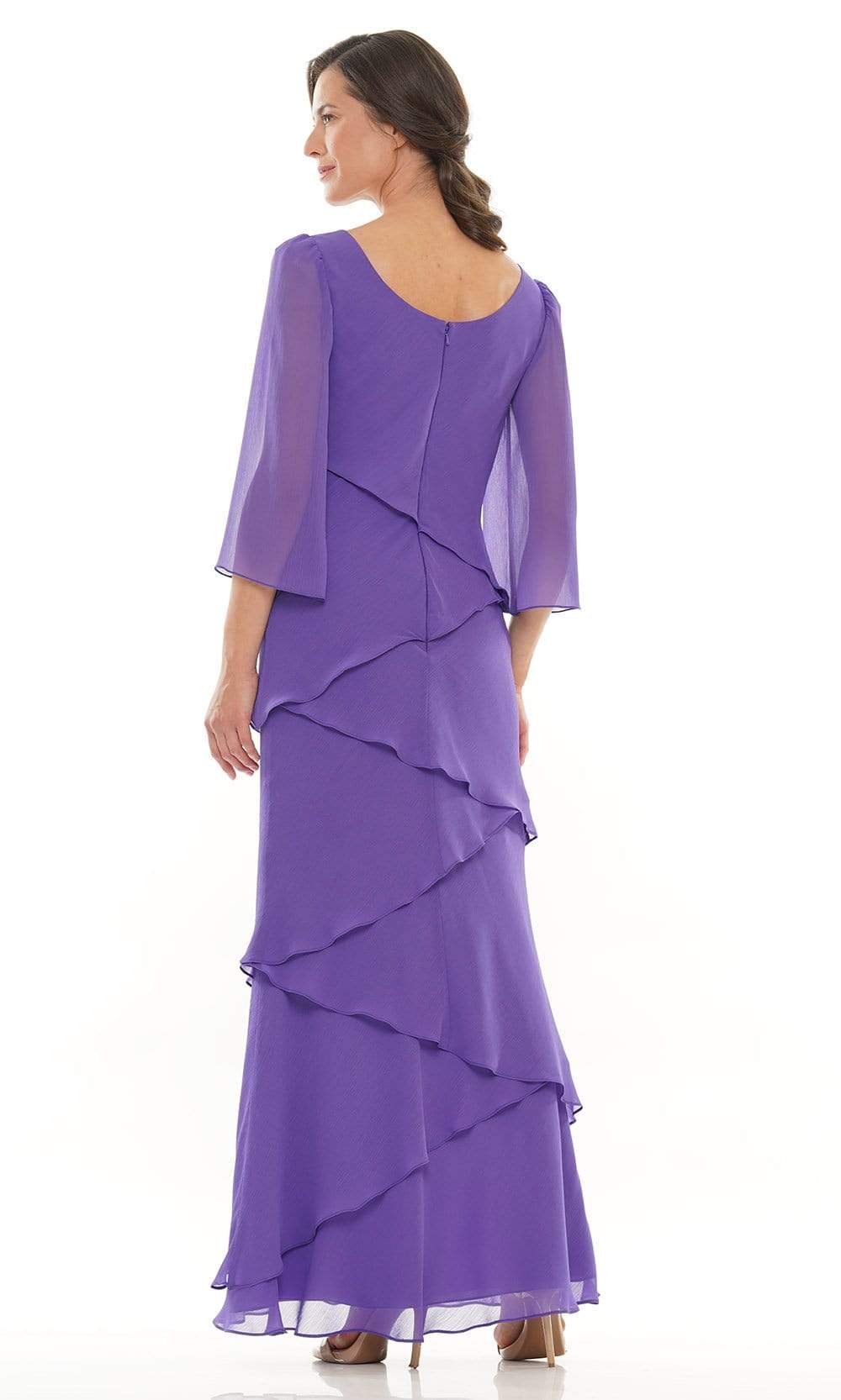 M302 Bateau Sheath Evening Dress