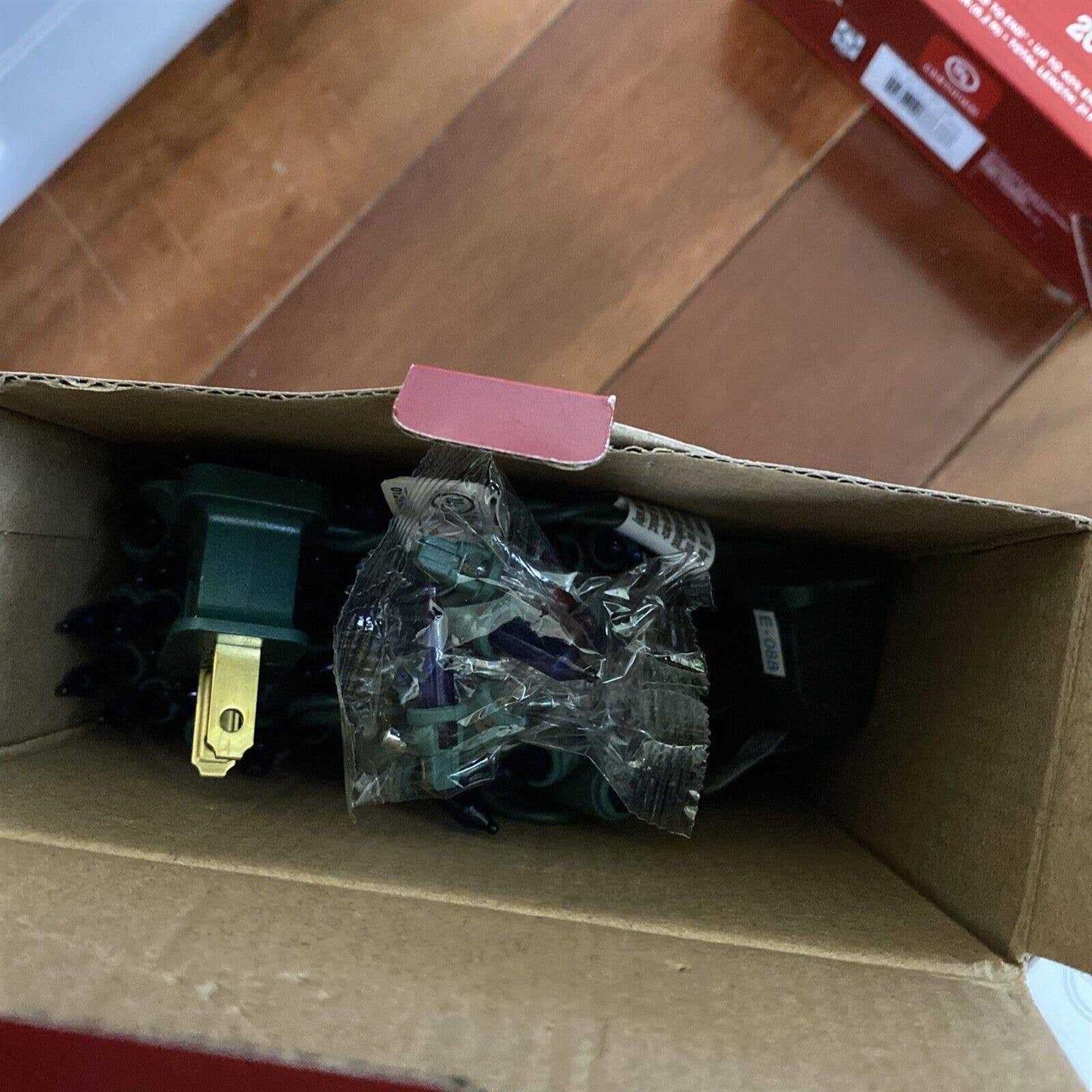 Wondershop 100ct Incandescent Smooth Mini Christmas String Lights Blue with Green Wire