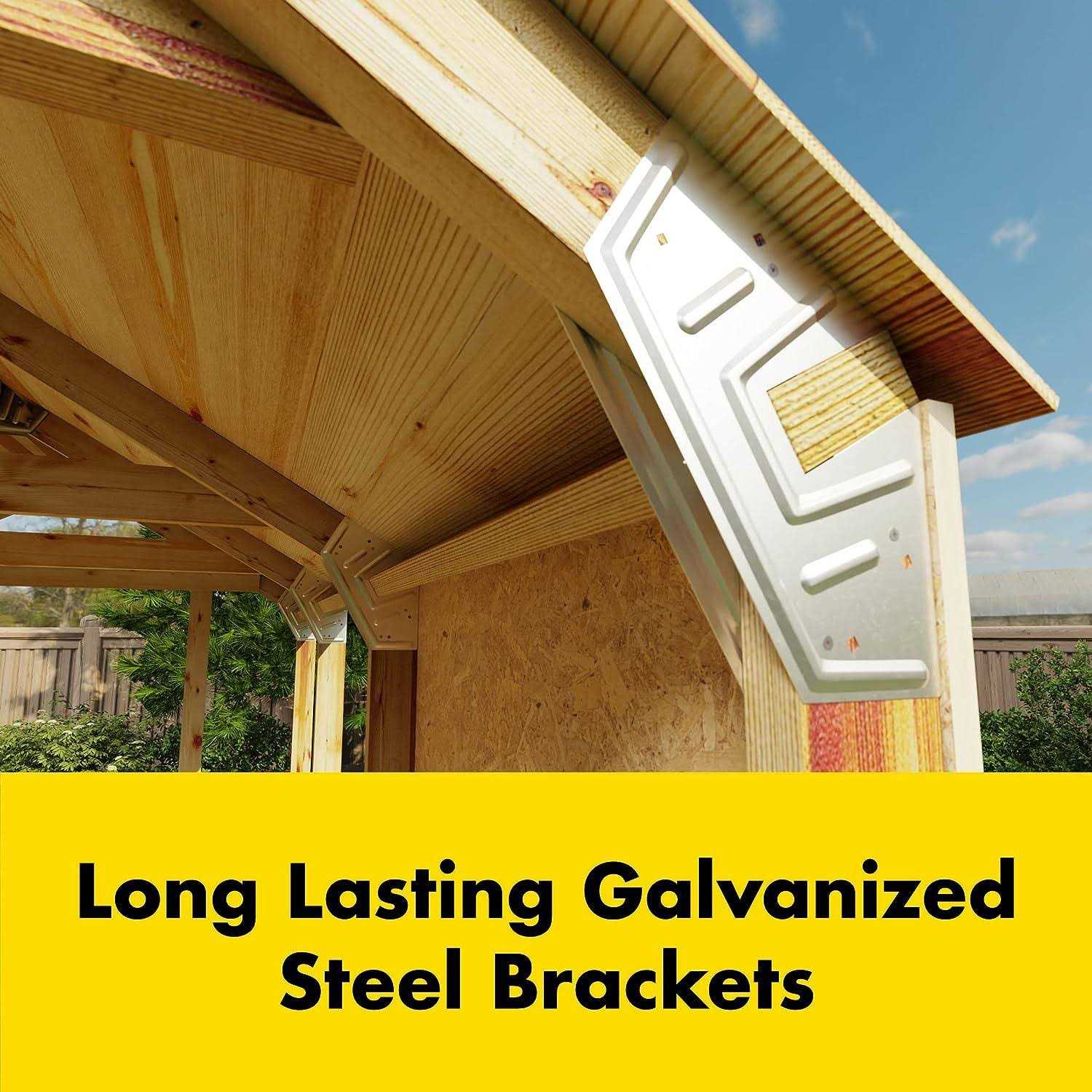 2x4basics 90192MI Custom Shed Kit with Peak Roof