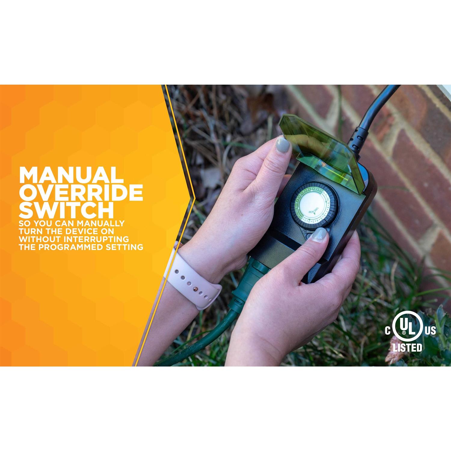 Woods Outdoor 24 Hour Mechanical Timer 50011