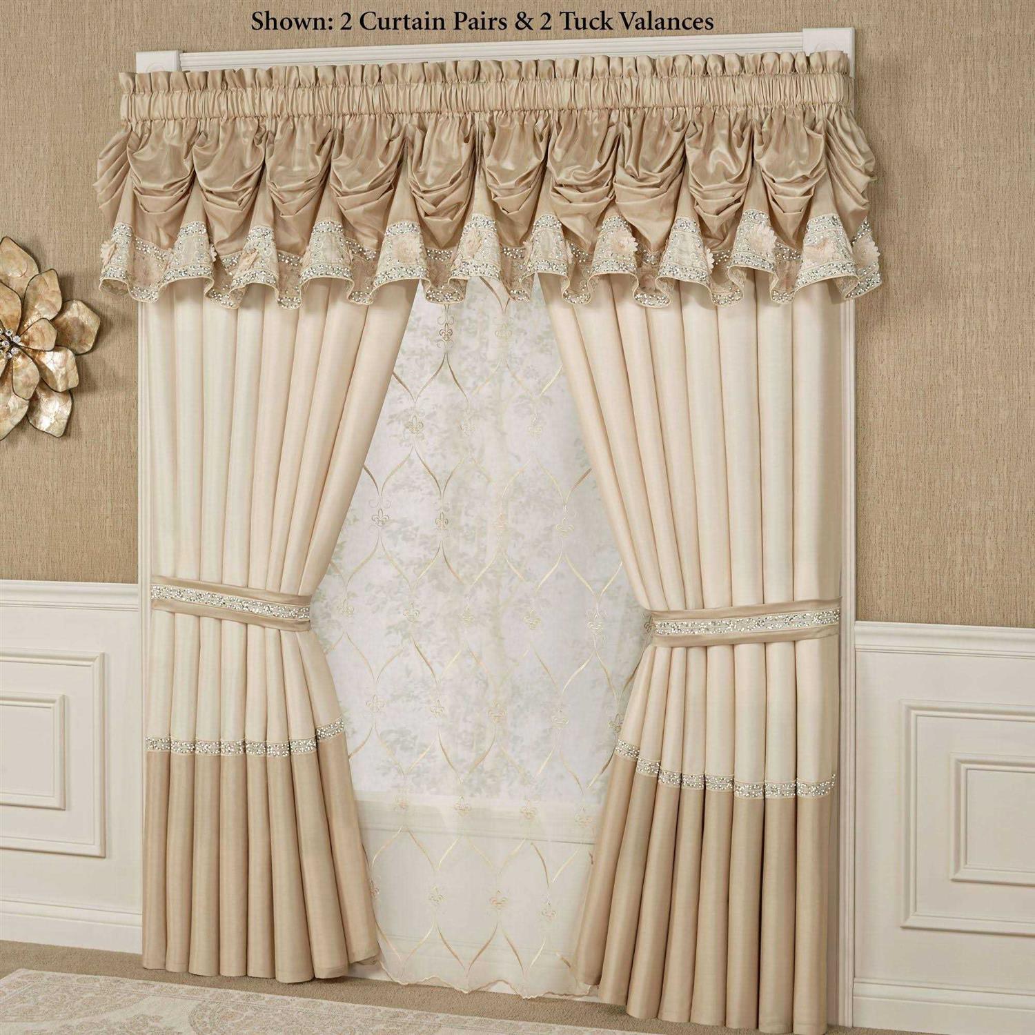 Touch of Class Elegante Faux Silk Luxury Sequined Comforter Set