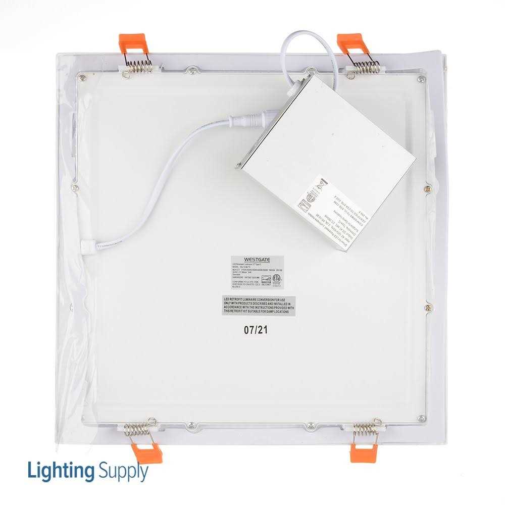 Westgate SSL12 12 LED Square Ultra Slim Recessed Light