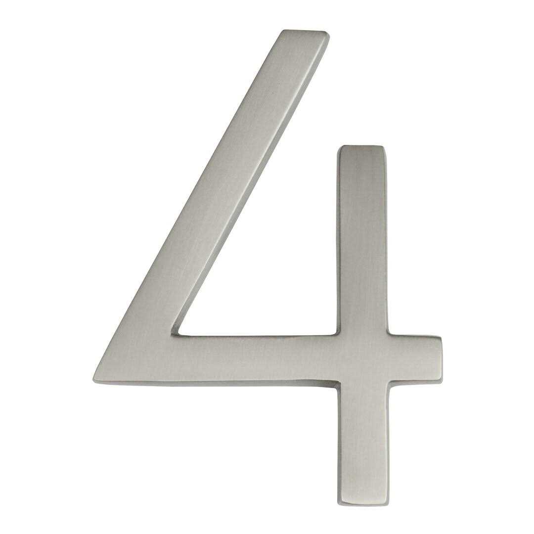 4 in. Frank Lloyd Wright Floating Mount House Number Architectural Mailboxes Number