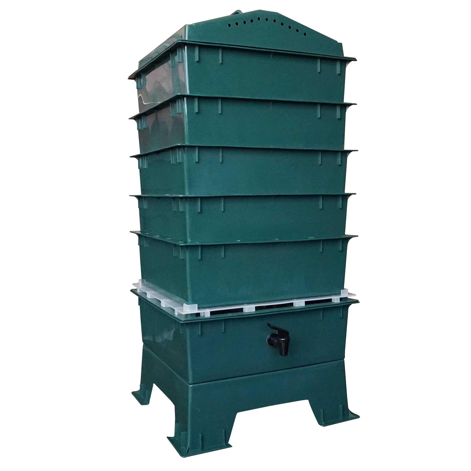 VermiHut 5-Tray Worm Compost Bin
