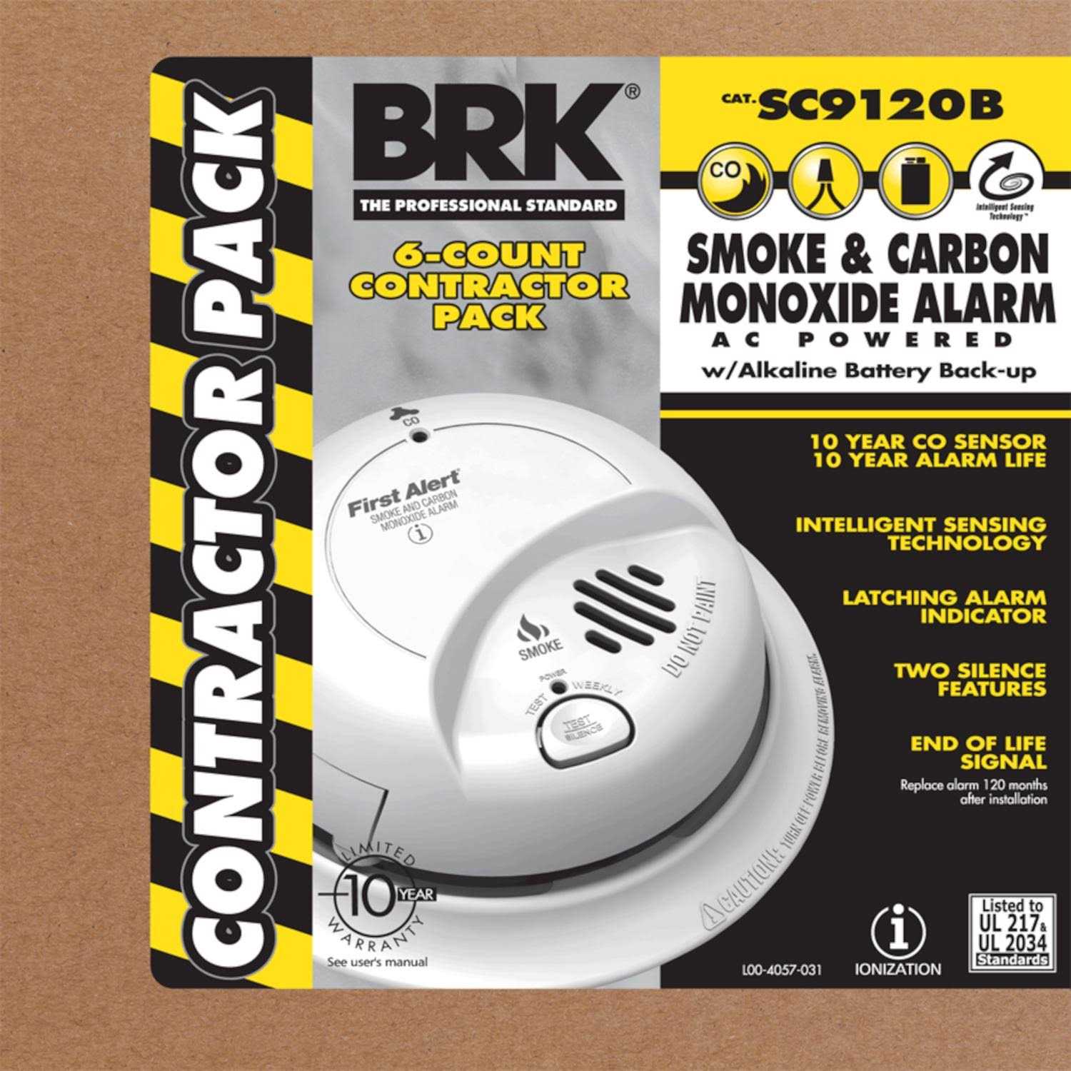 First Alert SC9120B6CP Smoke & Carbon Monoxide Alarm