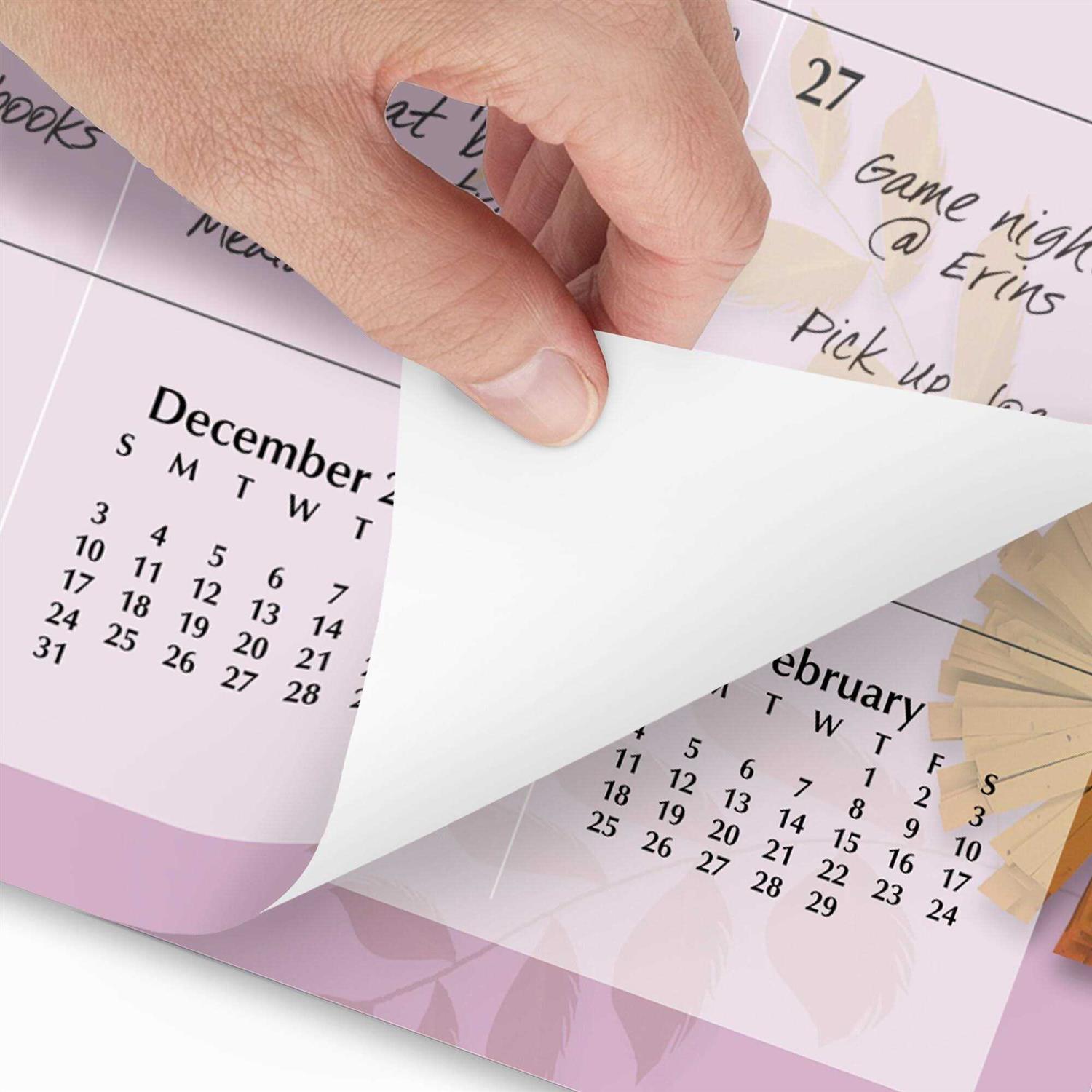 AT-A-GLANCE Paper Flowers Desk Pad