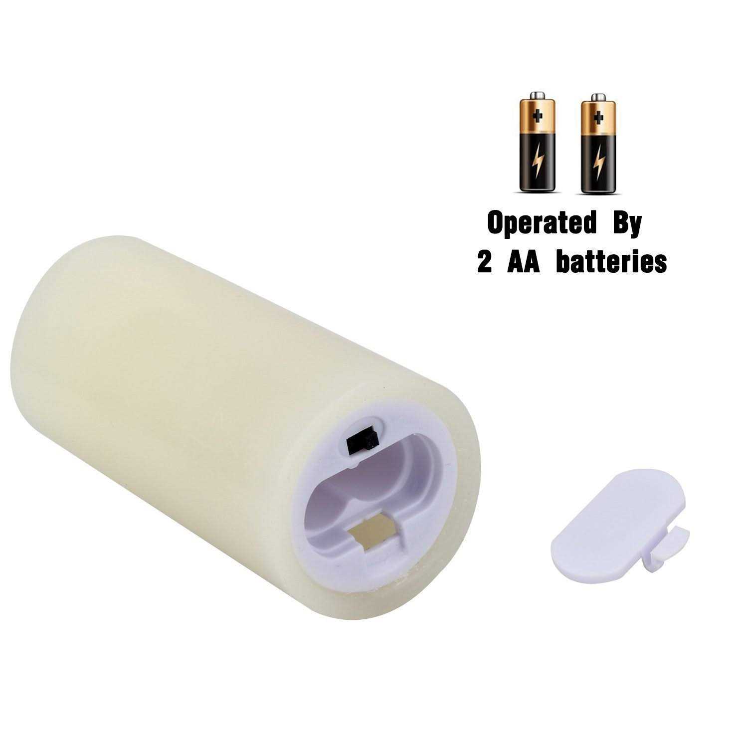 Antizer Flameless Candles Led Candles Pack of 9 Ivory Real Wax Battery Candles