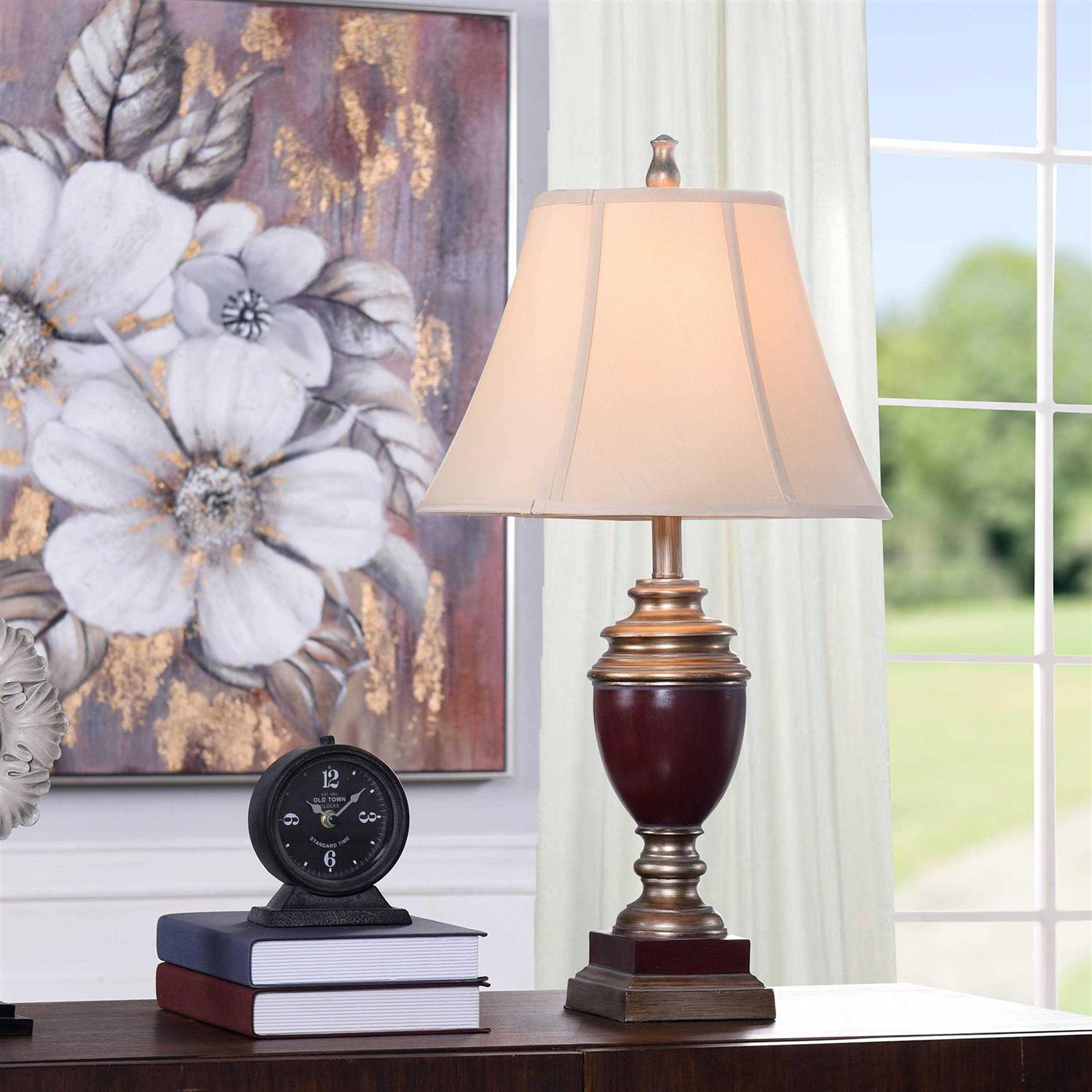 StyleCraft Bronze Gamet Table Lamp L3-1125DS