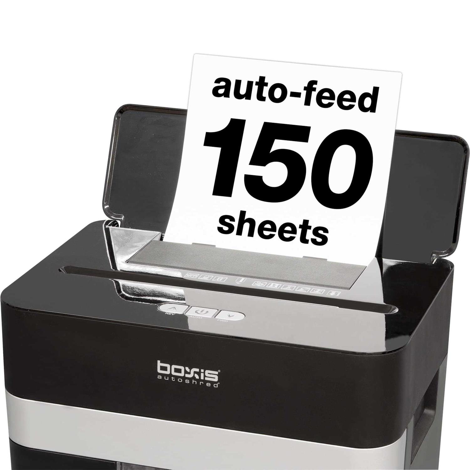 Boxis 150-Sheet Micro-Cut Shredder AD150T