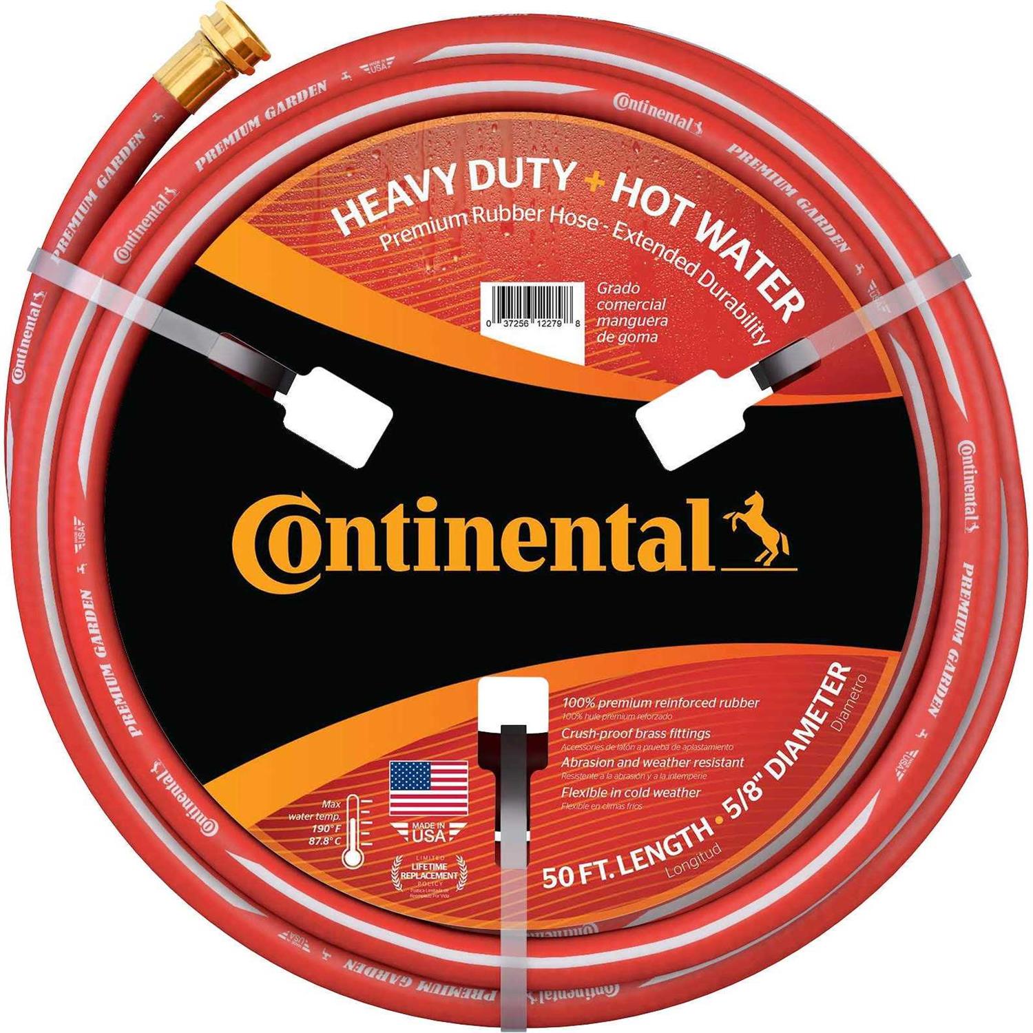 Continental Contitech-20582672 Premium Garden Red Heavy Duty Hot Water Garden Hose