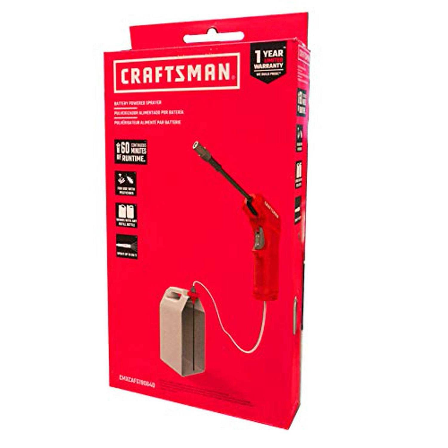 CRAFTSMAN 1-Gallons Battery Operated Handheld Sprayer