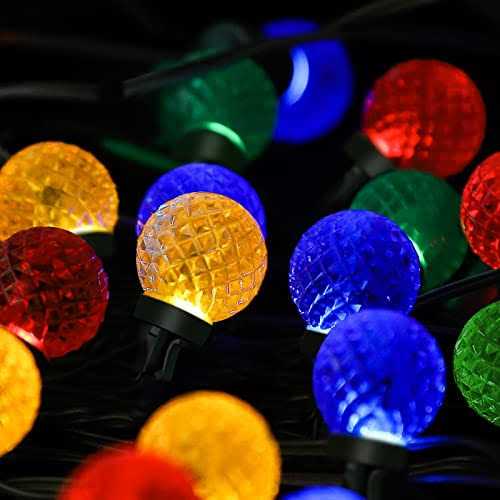 Anycosy 32.8 FT 100 LED Christmas Lights 8 Modes Globe String Lights Battery Operated