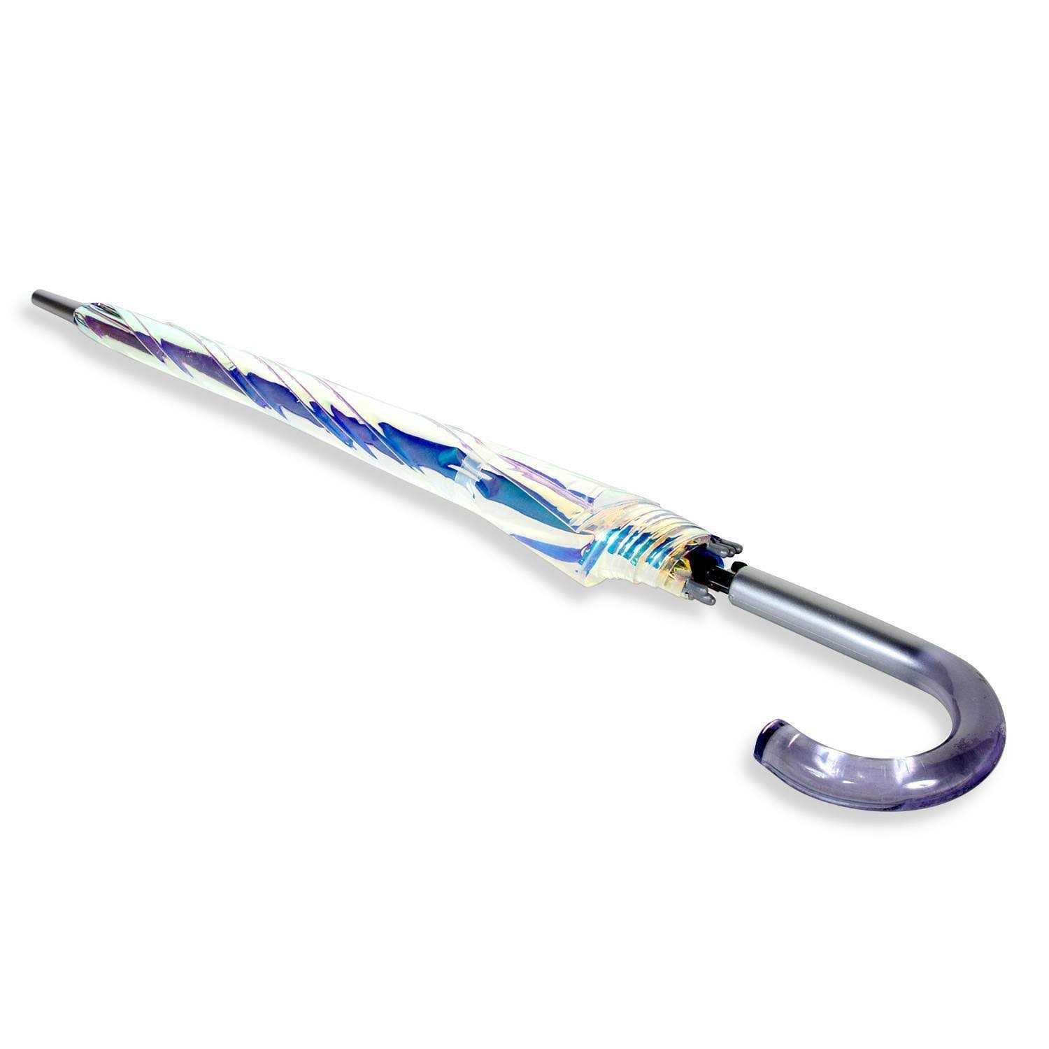ShedRain Iridescent Stick Bubble Umbrella