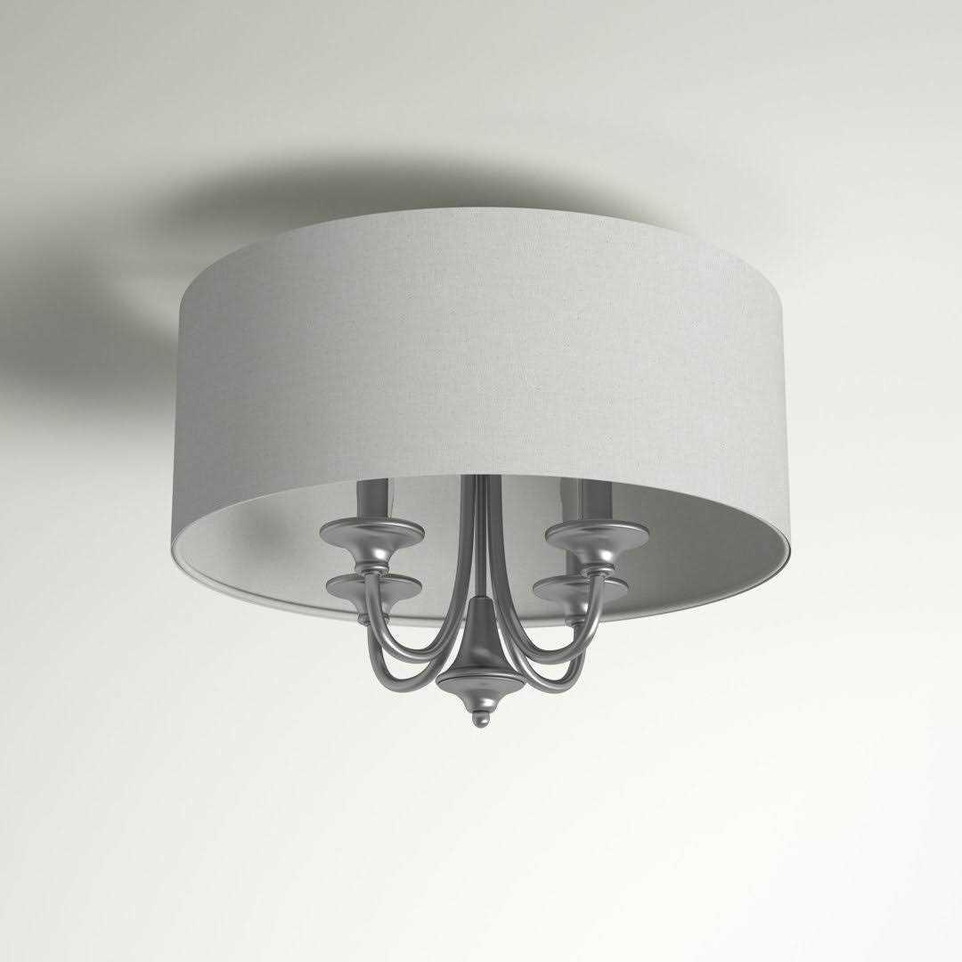 Alcott Hill® Somerville 4-Light Semi Flush Mount Fixture Finish
