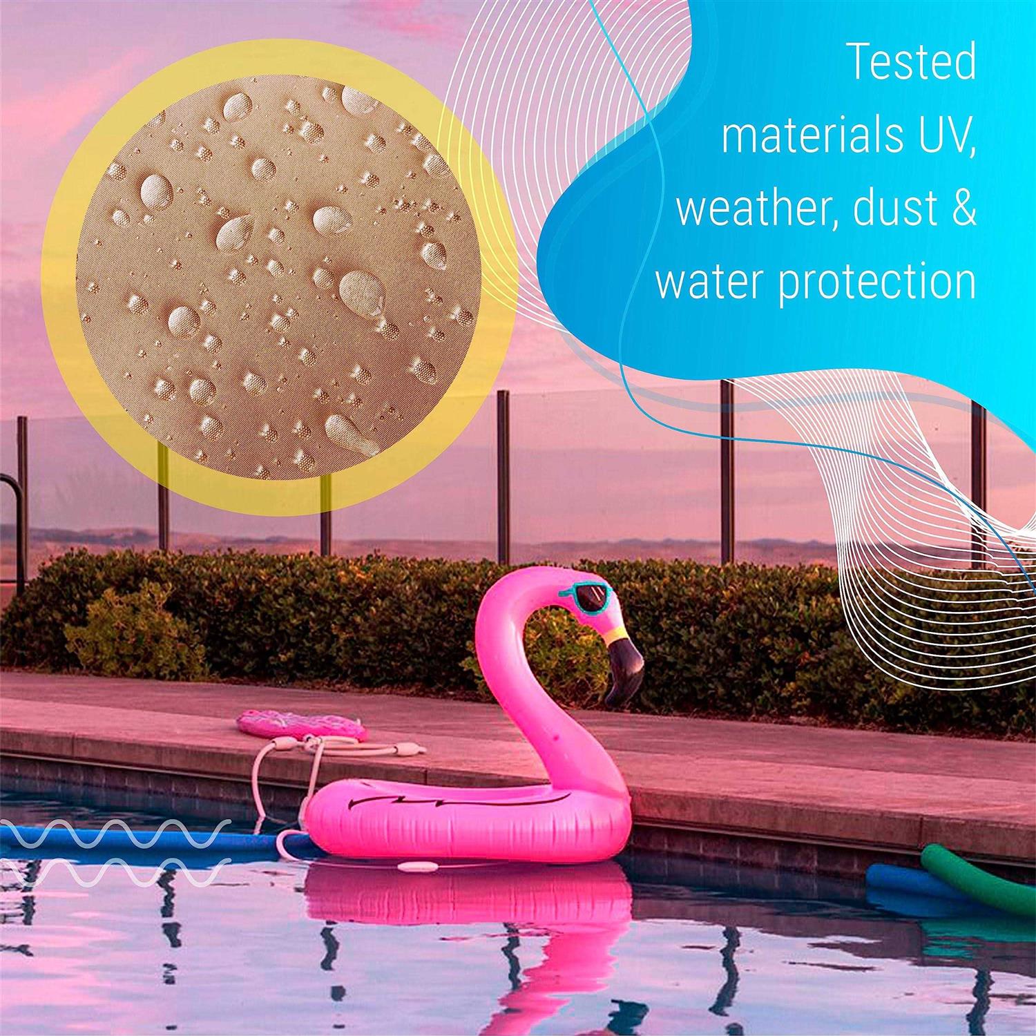 ARDILA VEELA Solar Pool Covers for Inground Pools Pools Reel up to 18FT