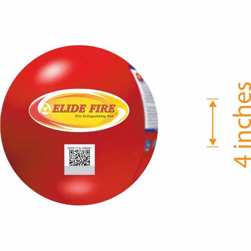4 Elide Fire Ball Fire Extinguisher Industrial Box Package with Non-Closeable Mounting Bracket by Elide Fire Usa