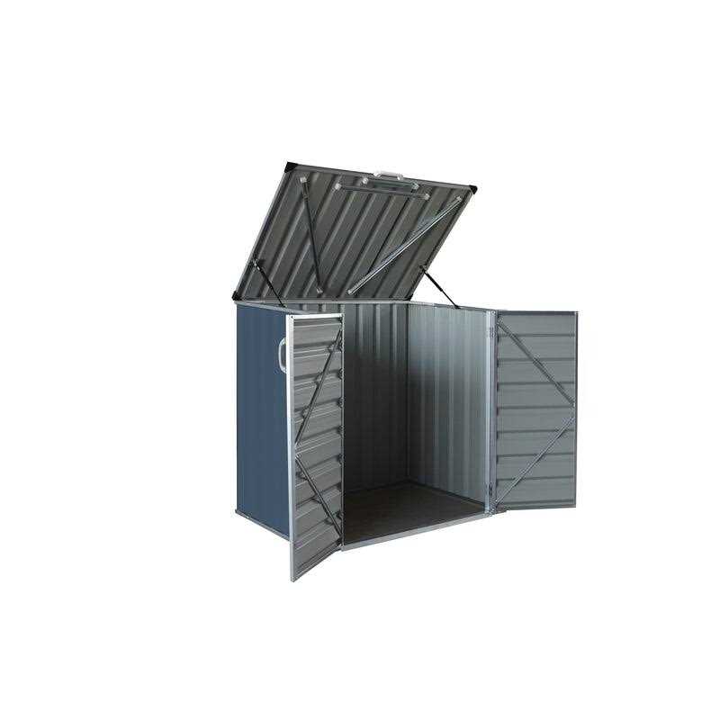 Build-Well 7838386 5 x 3 ft. Metal Horizontal Storage Shed without Floor Kit