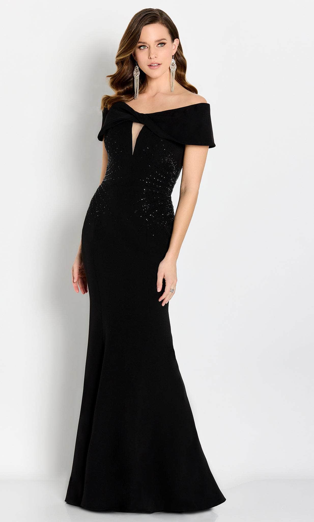 Cutout Accent Evening Gown