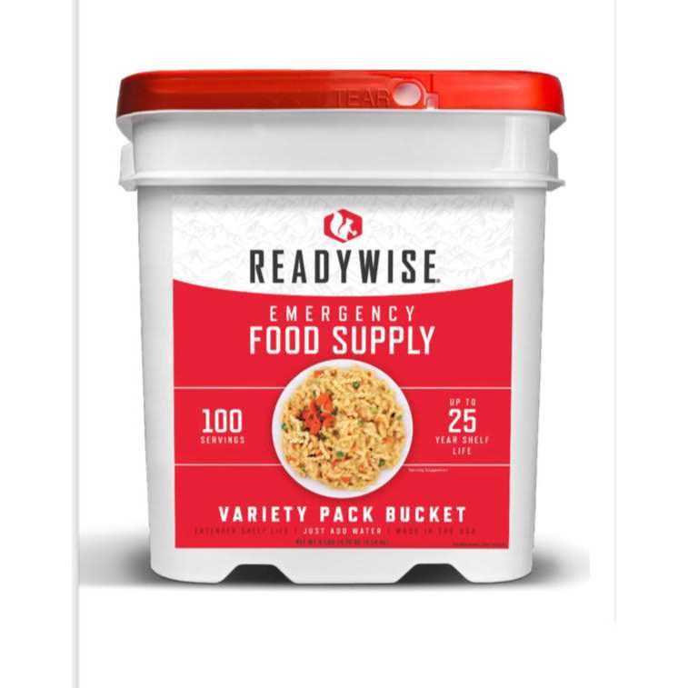 ReadyWise 100 Serving Emergency Food Supply