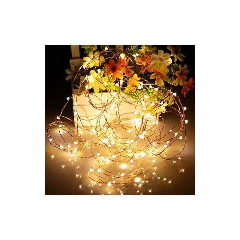 Ariceleo Led Fairy Lights Battery Operated Mini Battery Powered Copper Wire Starry Fairy Lights for Bedroom