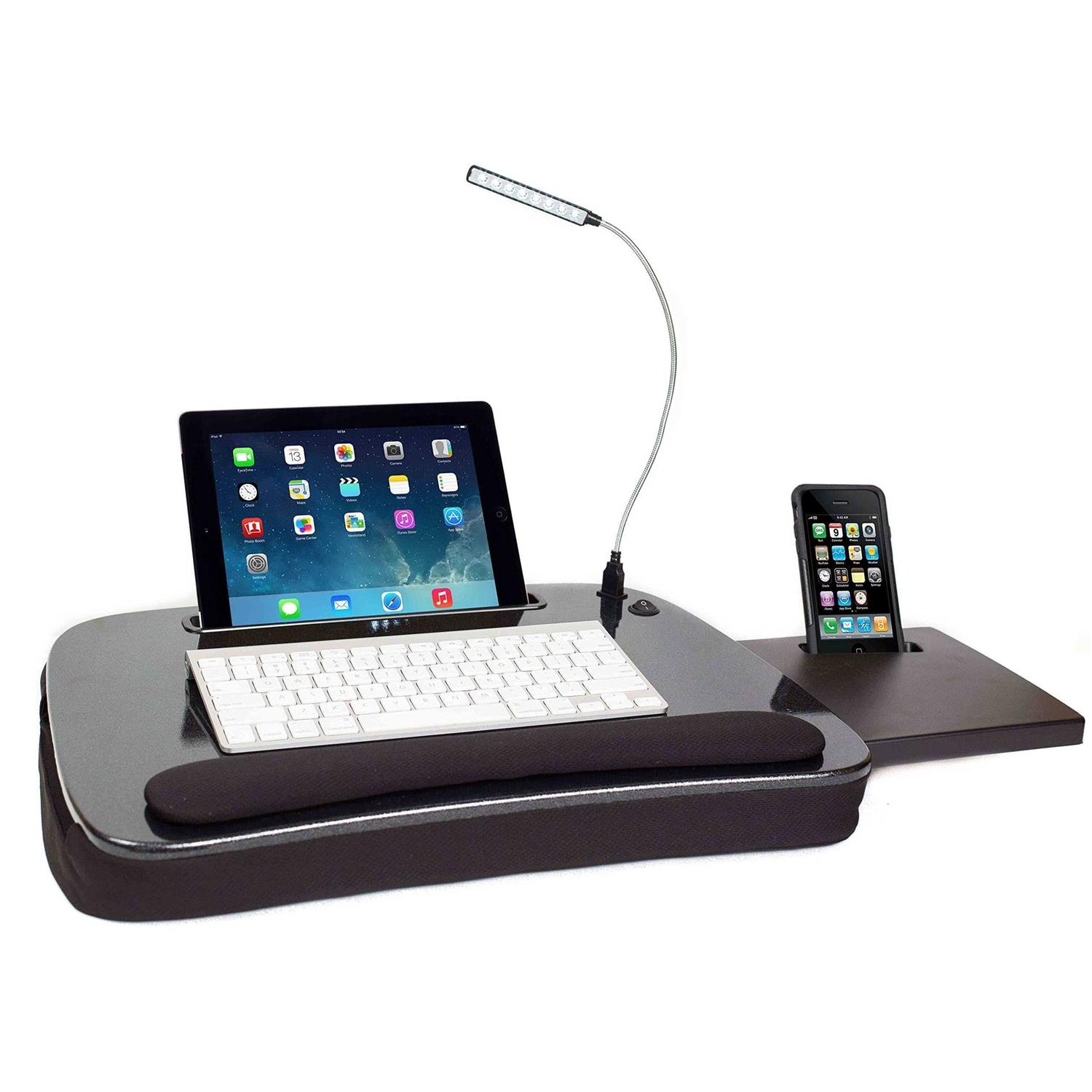 Sofia + Sam Multi Tasking Memory Foam Lap Desk with USB Light