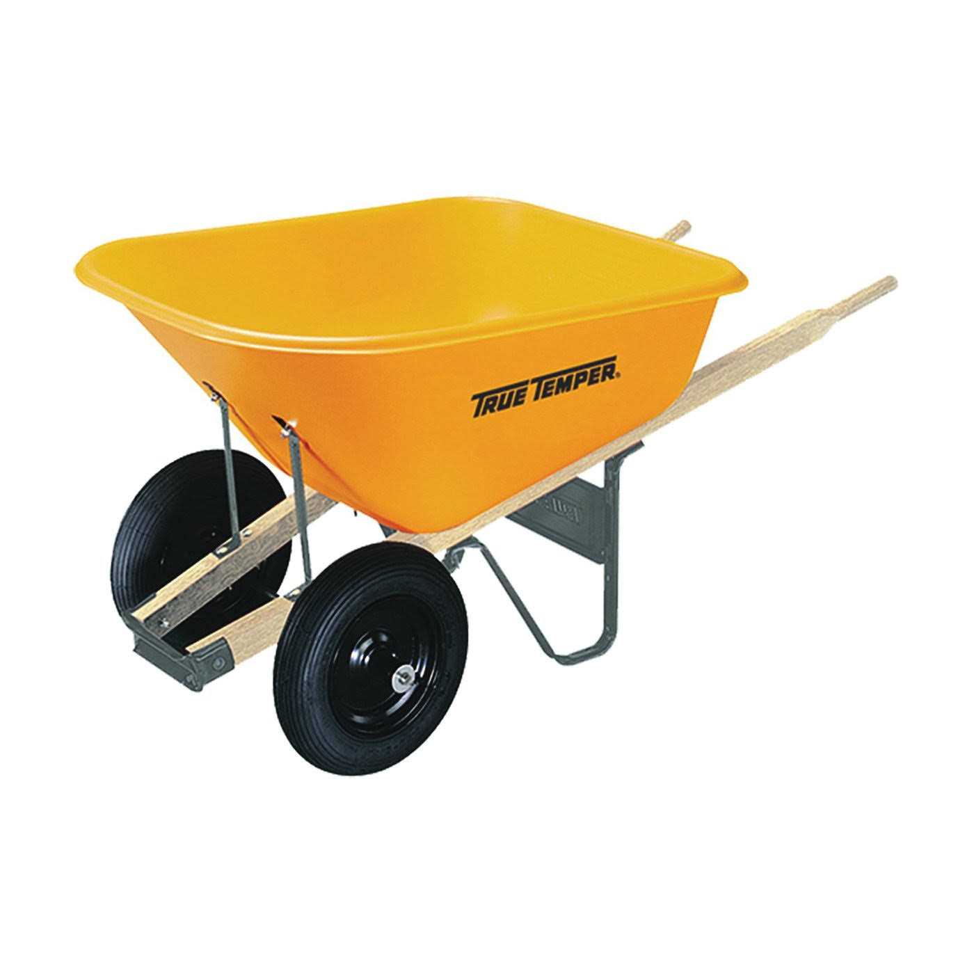 True Temper Poly Wheelbarrow 8 cu ft