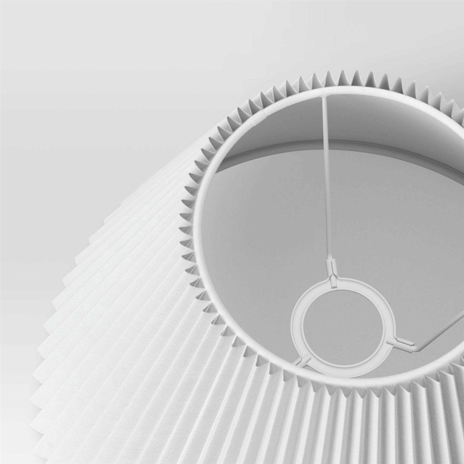 Threshold Pleated Lamp Shade White