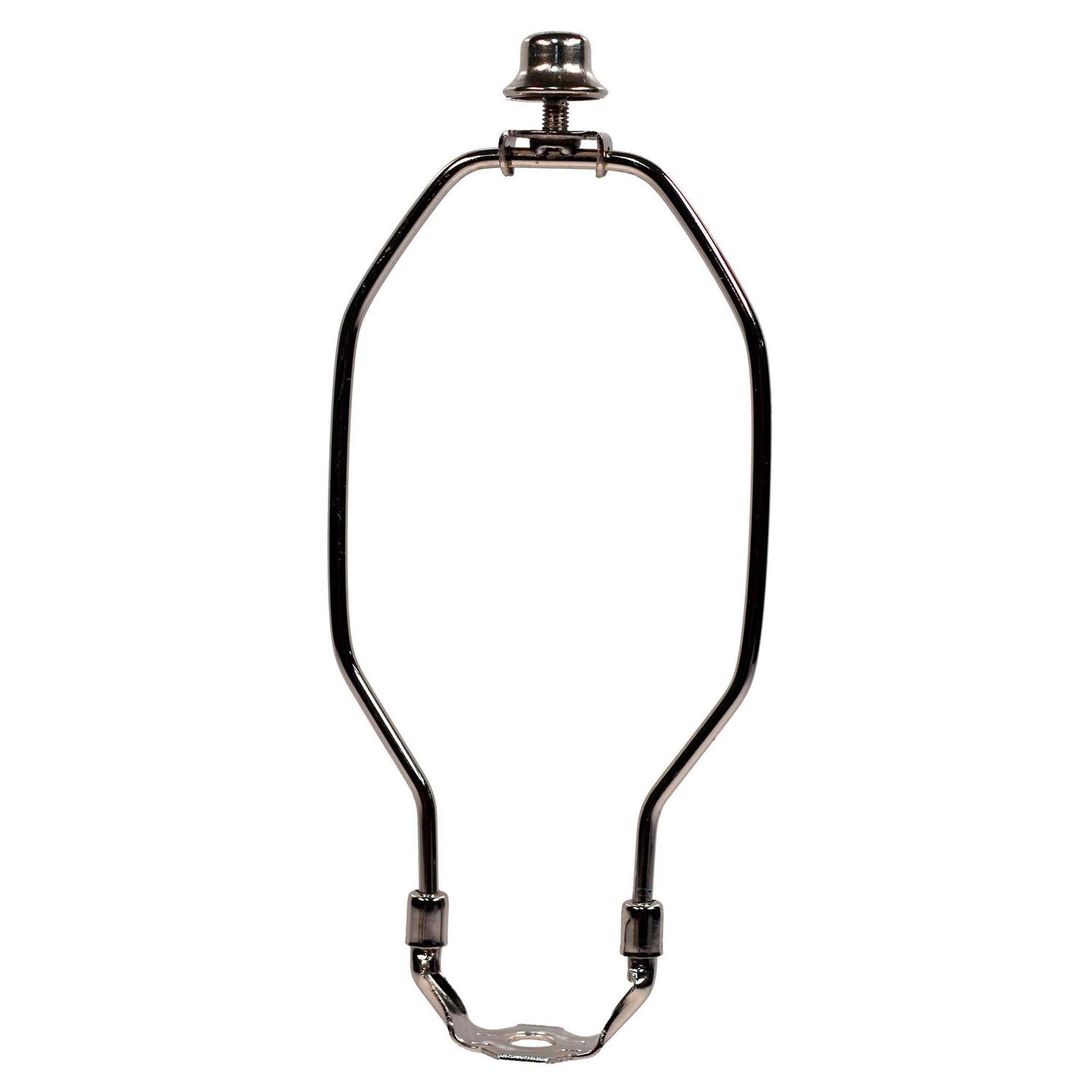 Creative Hobbies 8 Inch Regular Weight Lamp Harp, Finial and Harp Base Set