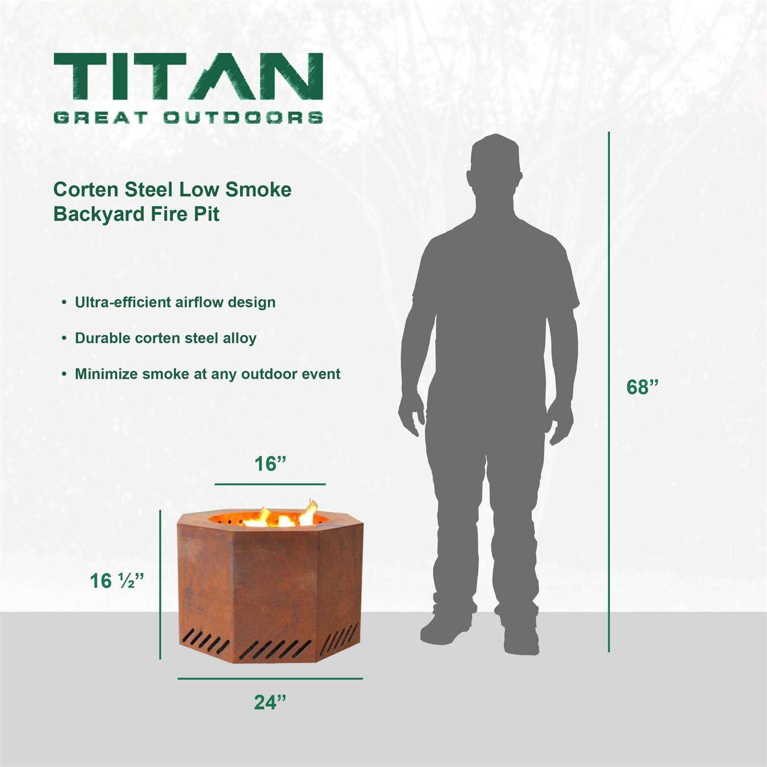 TITAN GREAT OUTDOORS Outdoor Fire Pits