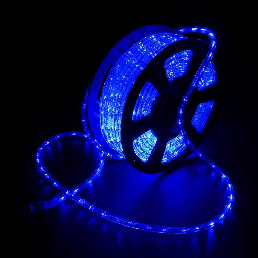 Wonline Outdoor 100 ft. 110-Volt Plug-In Warm White Color Changing Light LED Rope Light