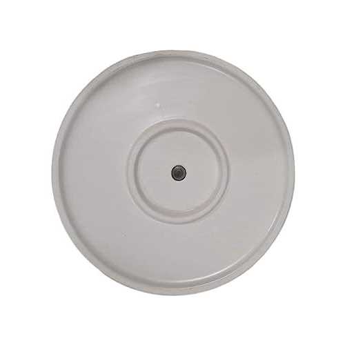 Amazon Basics Fluted Ceramic Round Planter