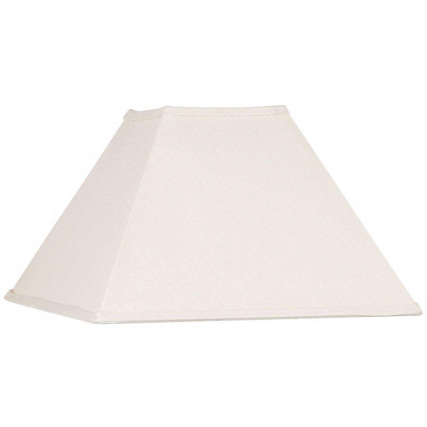 Brentwood Beige Linen Square Lamp Shade 7X17x13