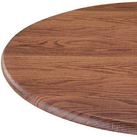 Wood Grain Vinyl Elasticized Table Cover