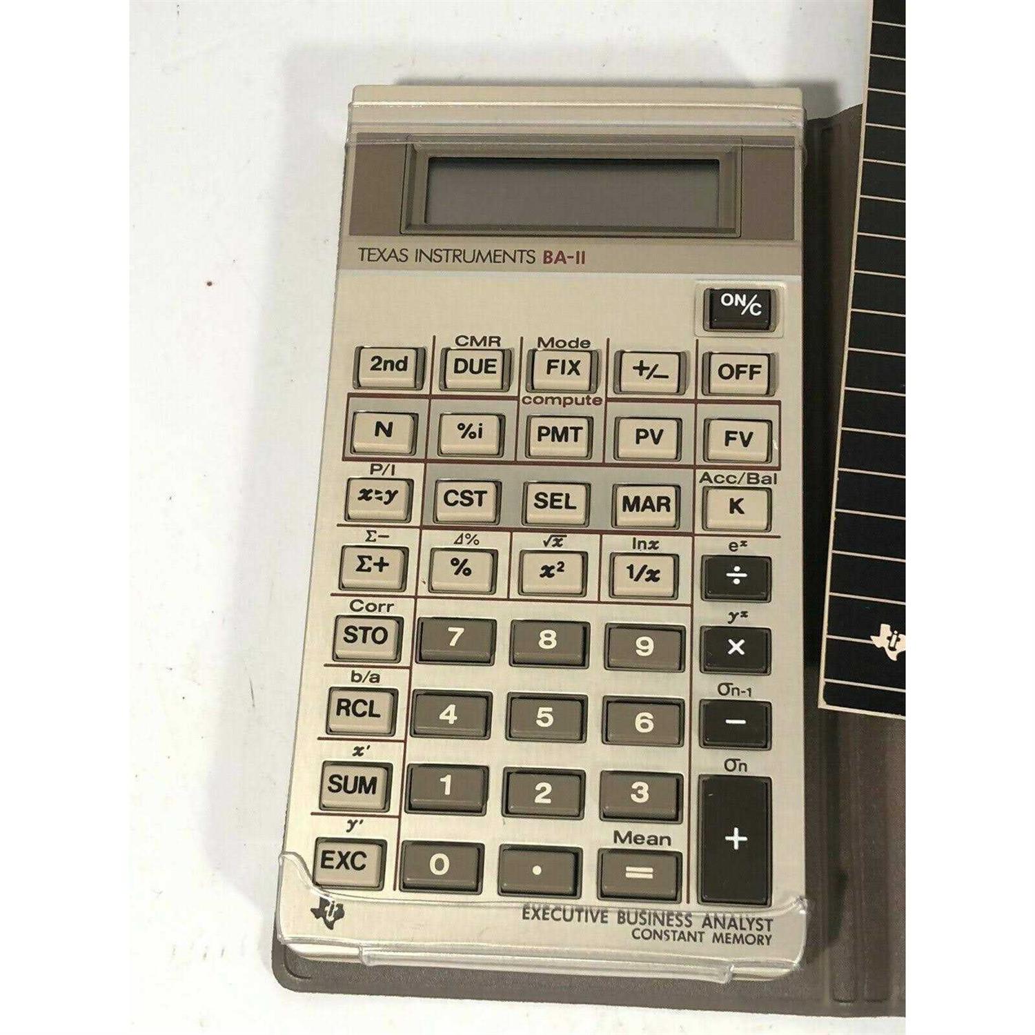 Texas Instruments BAII Plus Financial Calculator