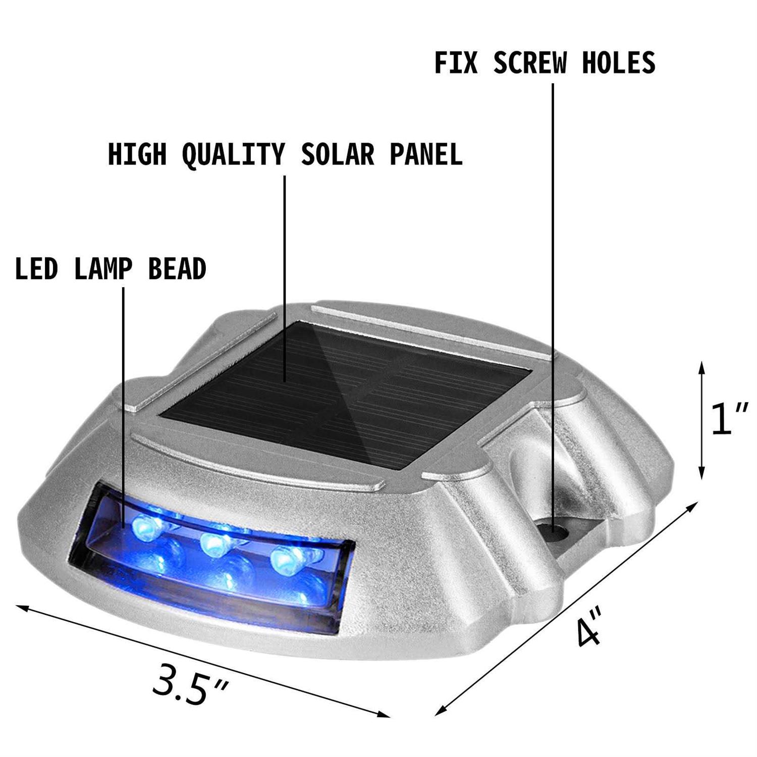 VEVOR Driveway Lights Solar Dock Lights