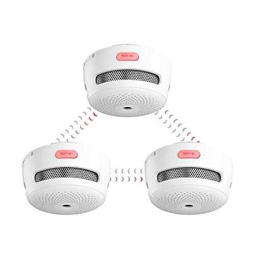 Wireless Interconnected Smoke Detector, X-Sense XS01-WR Smoke and Fire Alarm