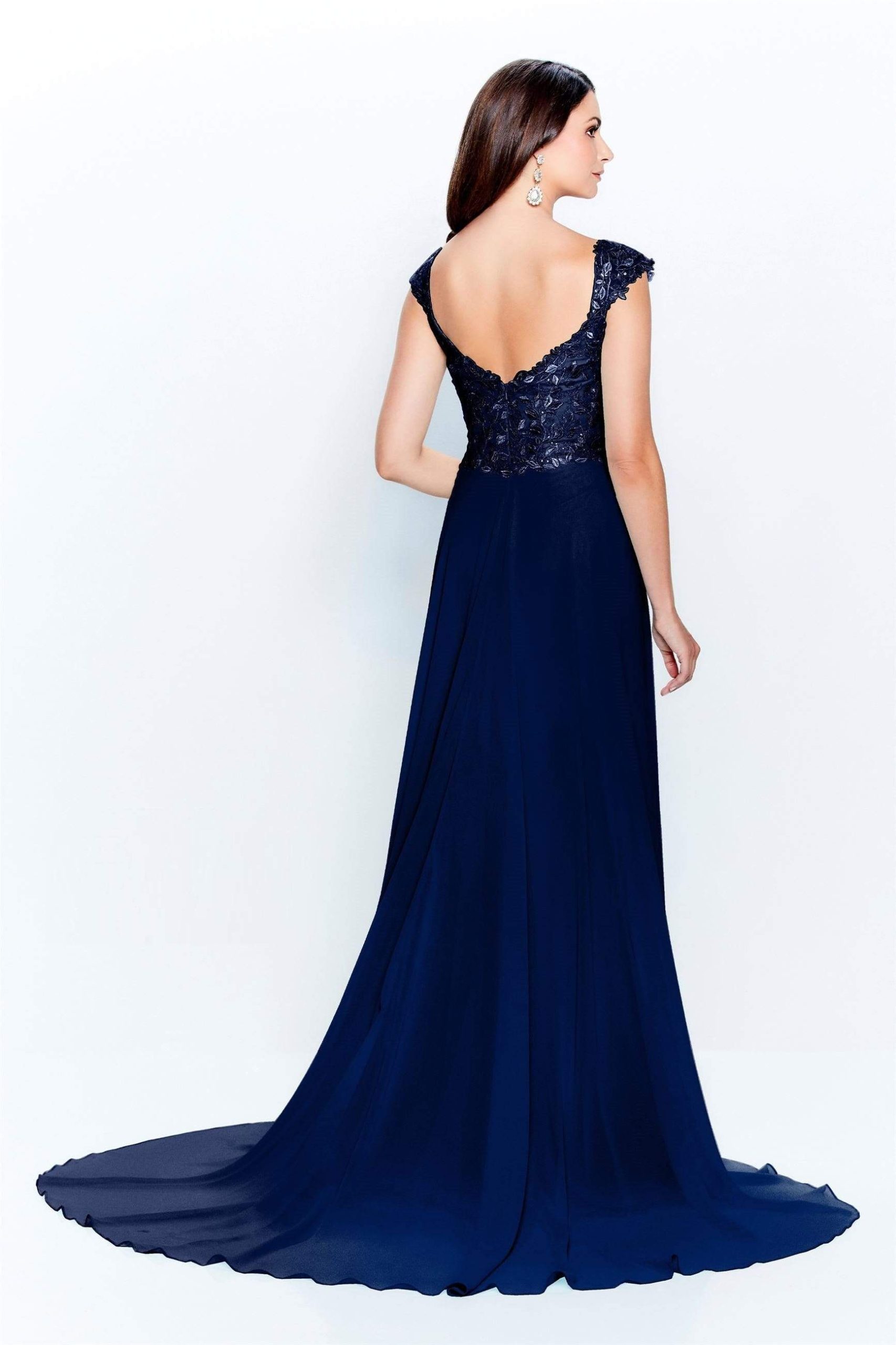 120909 Sequined Lace Sweetheart Dress