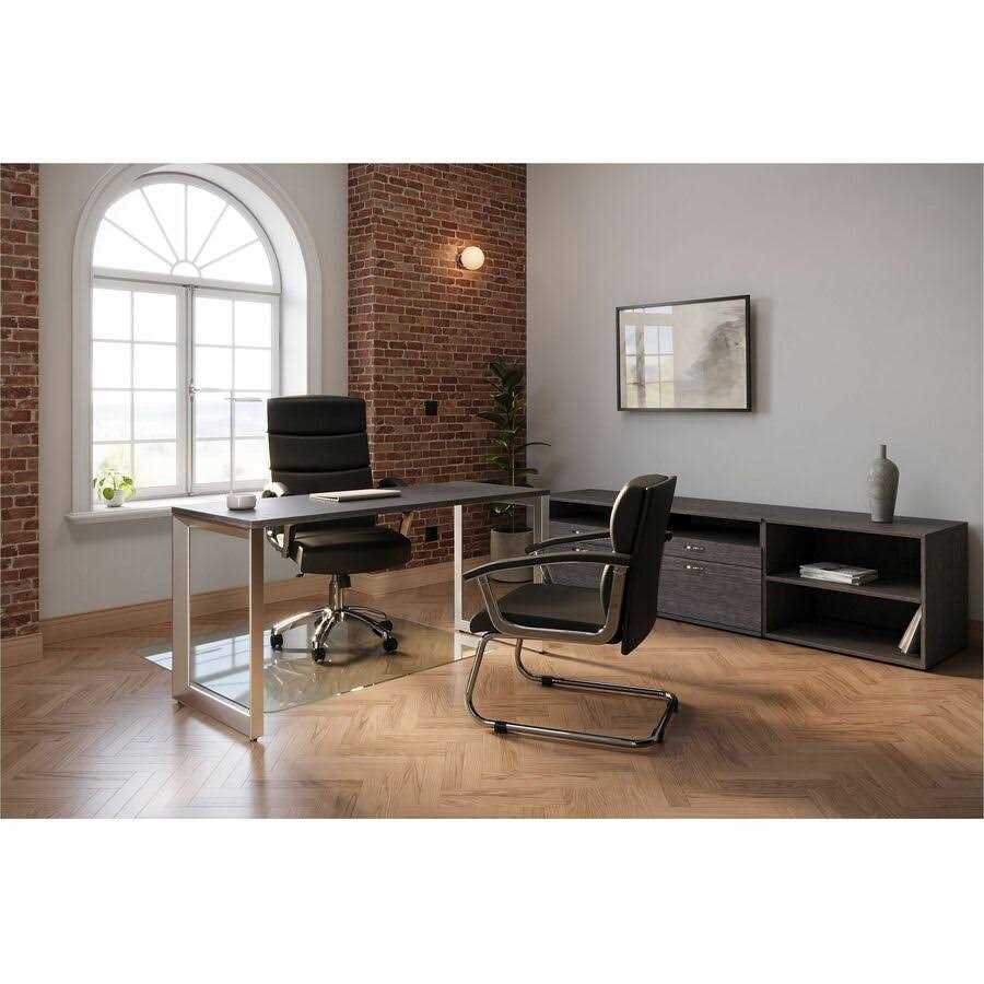 Lorell Chairmat Tempered Glass