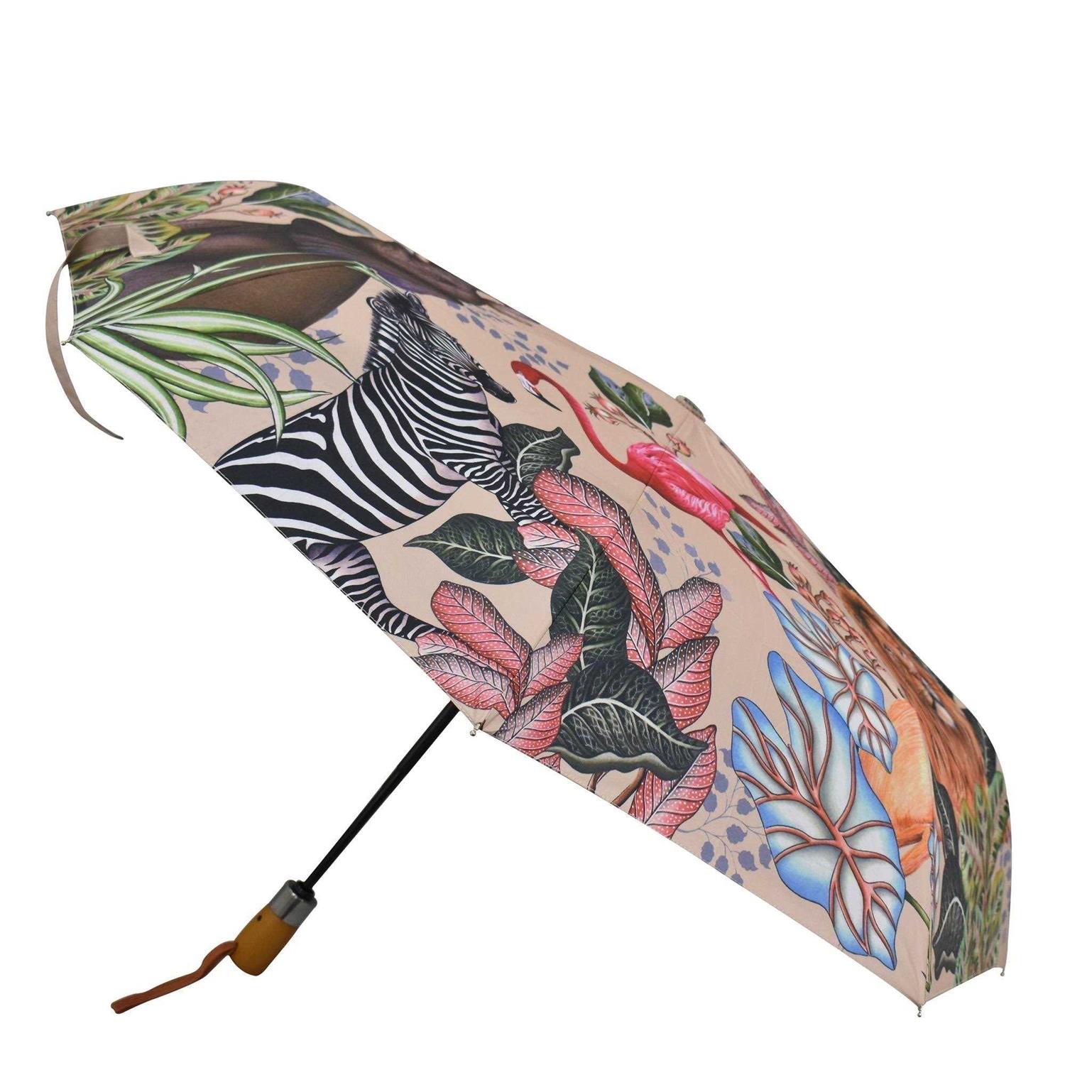 Anuschka Auto Open/ Close Printed Umbrella