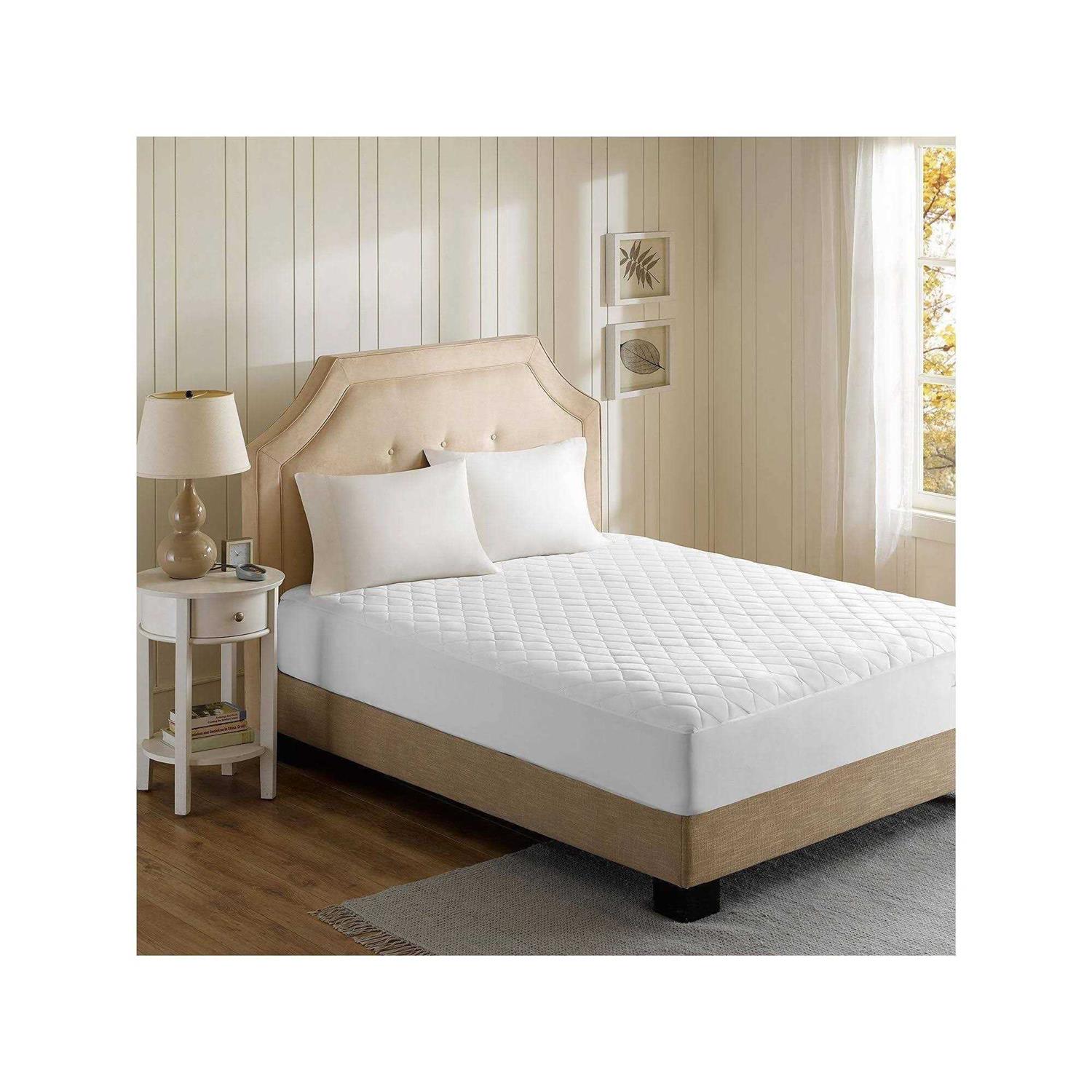 Beautyrest Heated Microfiber Mattress Pad with 3M Scotchgard