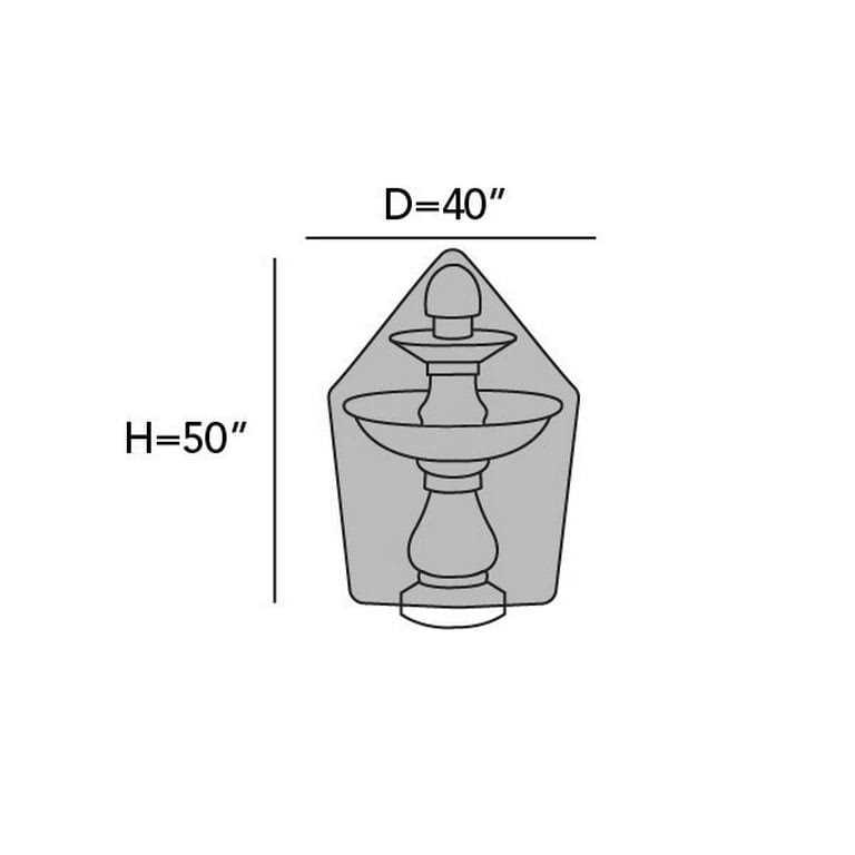 Covermates Fountain Cover Polyester Weather Resistant