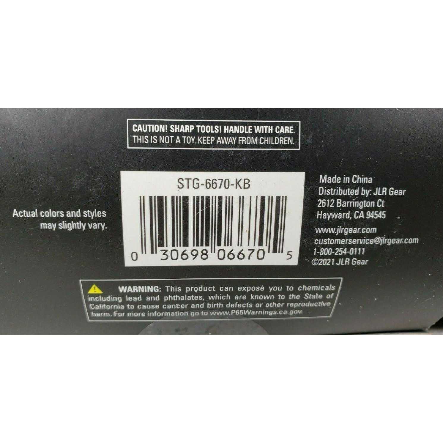 Smartgear Emergency Kit 7 piece Roadside STG-6670-KB