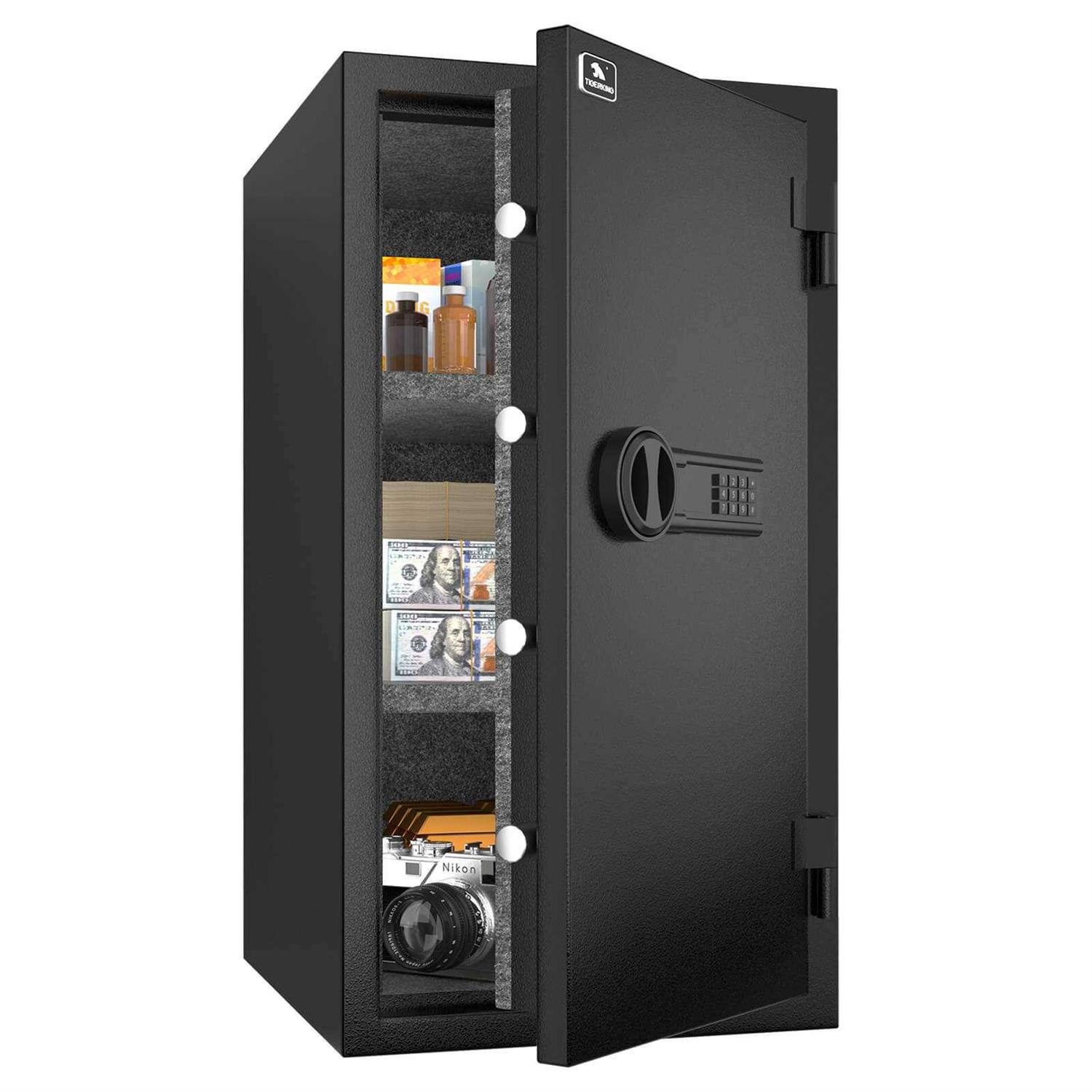 Tigerking 30 Min Fireproof Home Safes Digital Lock 3.47 CU.ft FPSD66