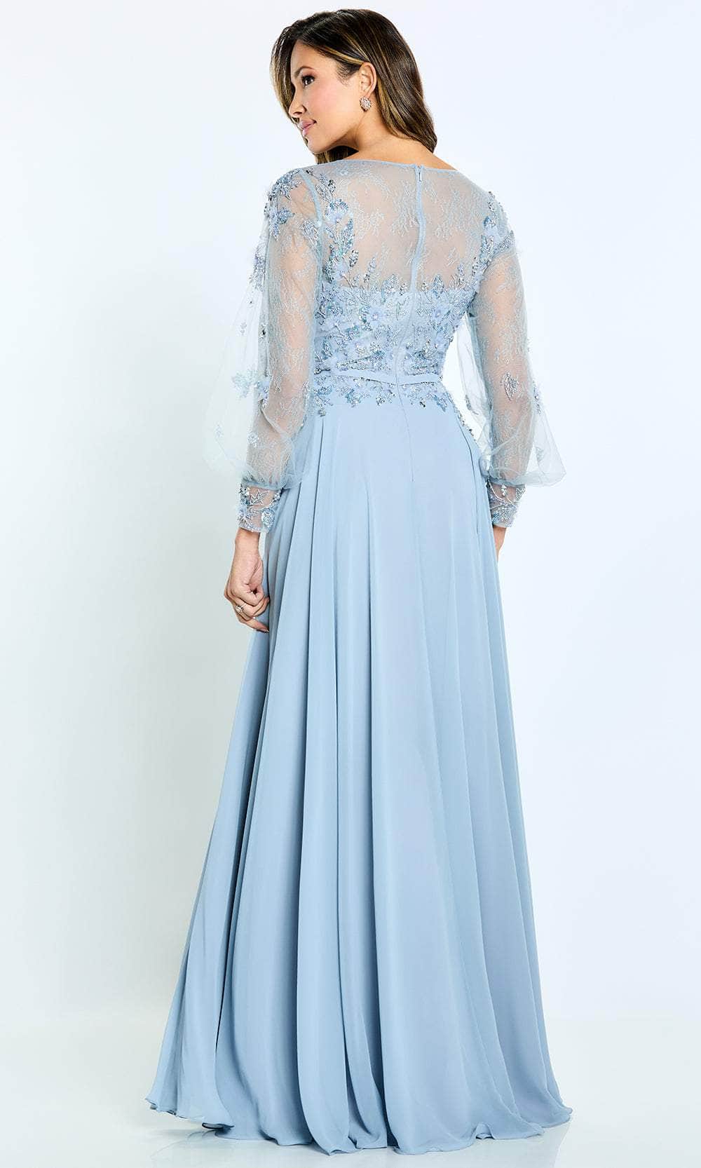 Long Sleeve A-line Long Dress