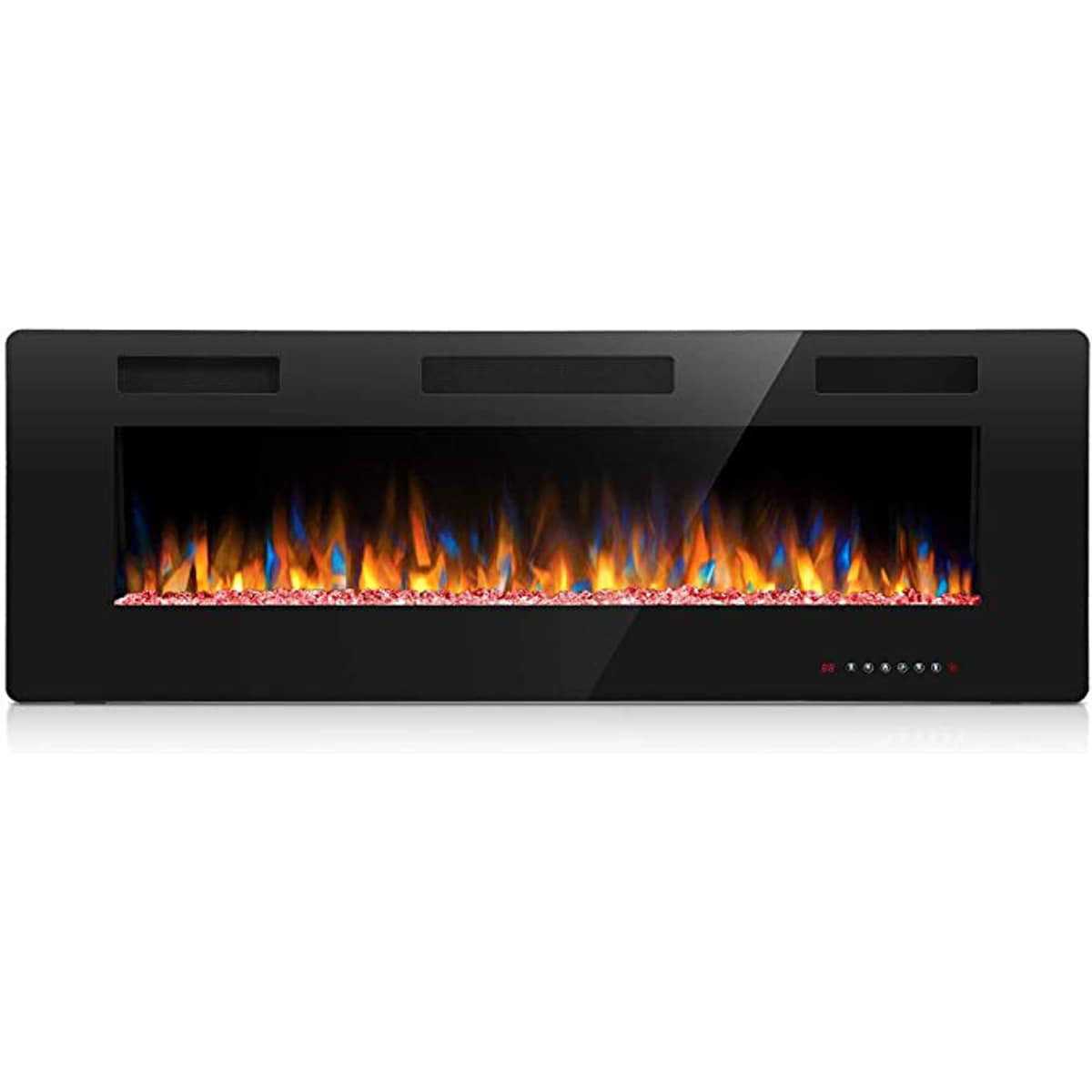 30-60 Recessed and Wall Mounted Electric Fireplace,750-1500W
