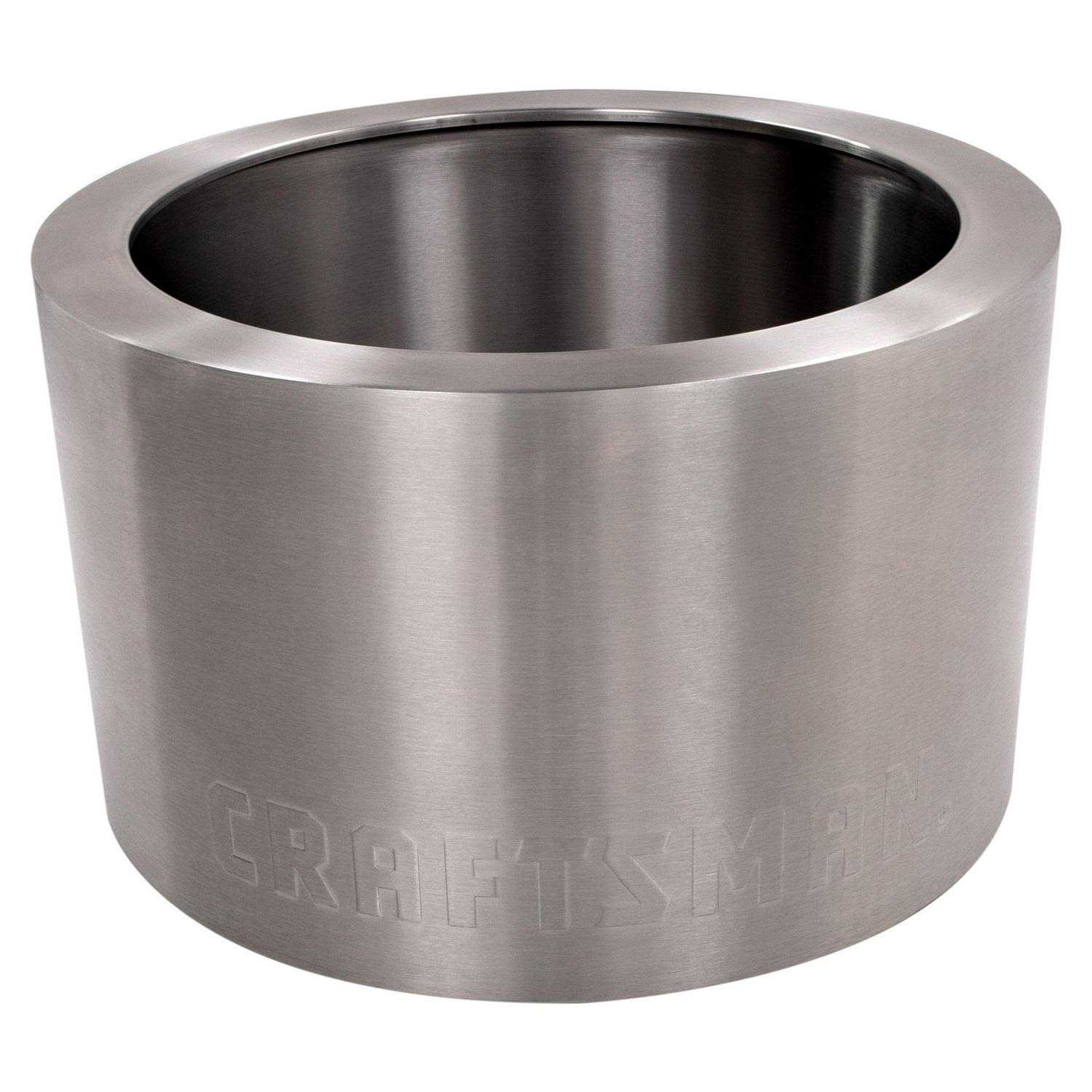 CRAFTSMAN Smokeless 19.5-in W Stainless Steel Wood-Burning Fire Pit