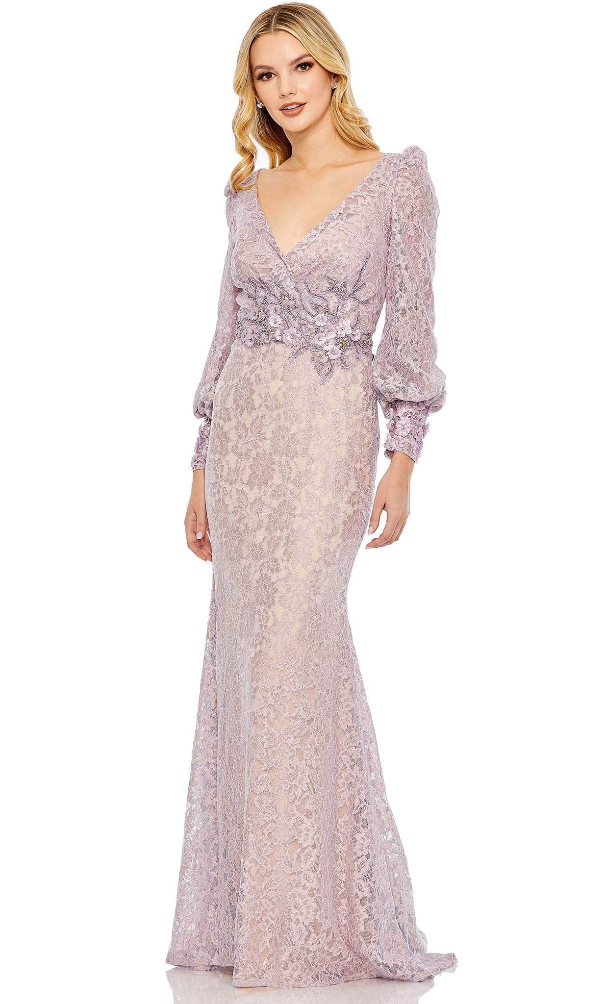 Floral Lace Modest Gown