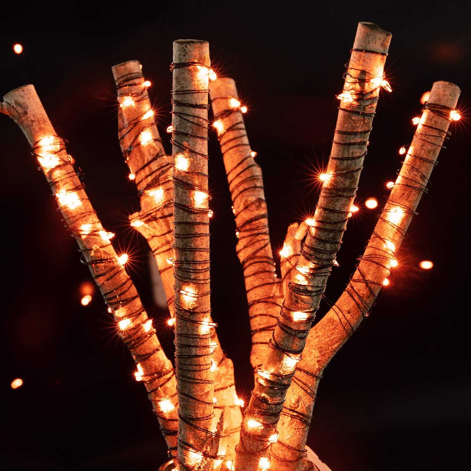 Brightown 12 Pack Led Fairy Lights Battery Operated String Lights Waterproof Silver Wire 7 Feet 20 Led Firefly Starry Moon Lights for DIY