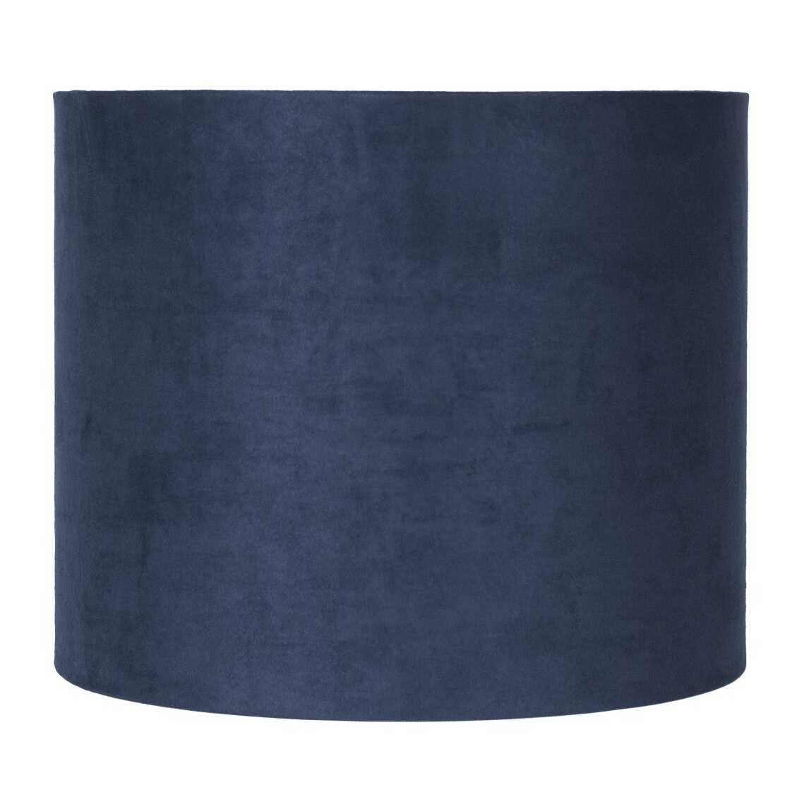 Classic Drum Suede Lamp Shade Navy